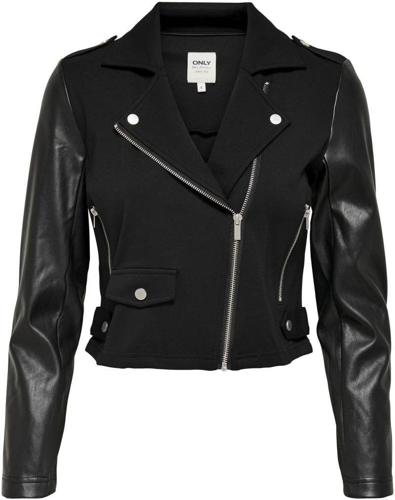 ONLY Bikerjacke »ONLPOPTRASH MIX BIKER JACKET« von Only