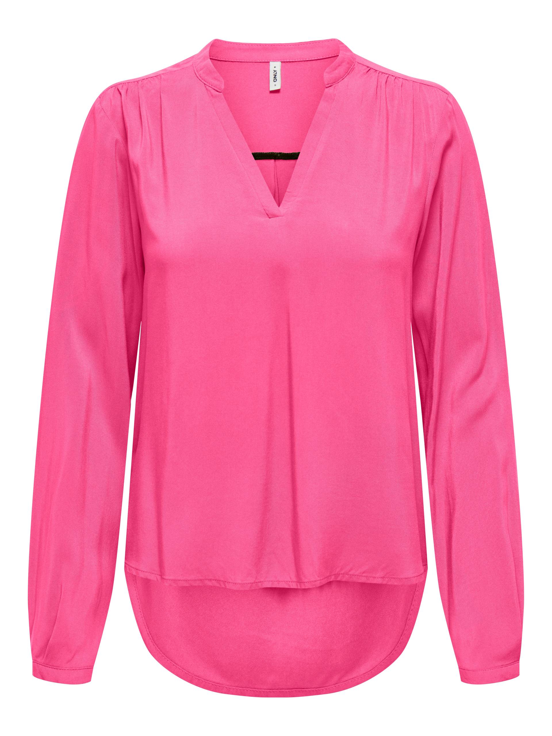 ONLY Blusenshirt »ONLNOVA LIFE VIS L/S JOSIE TOP SOLID« von Only