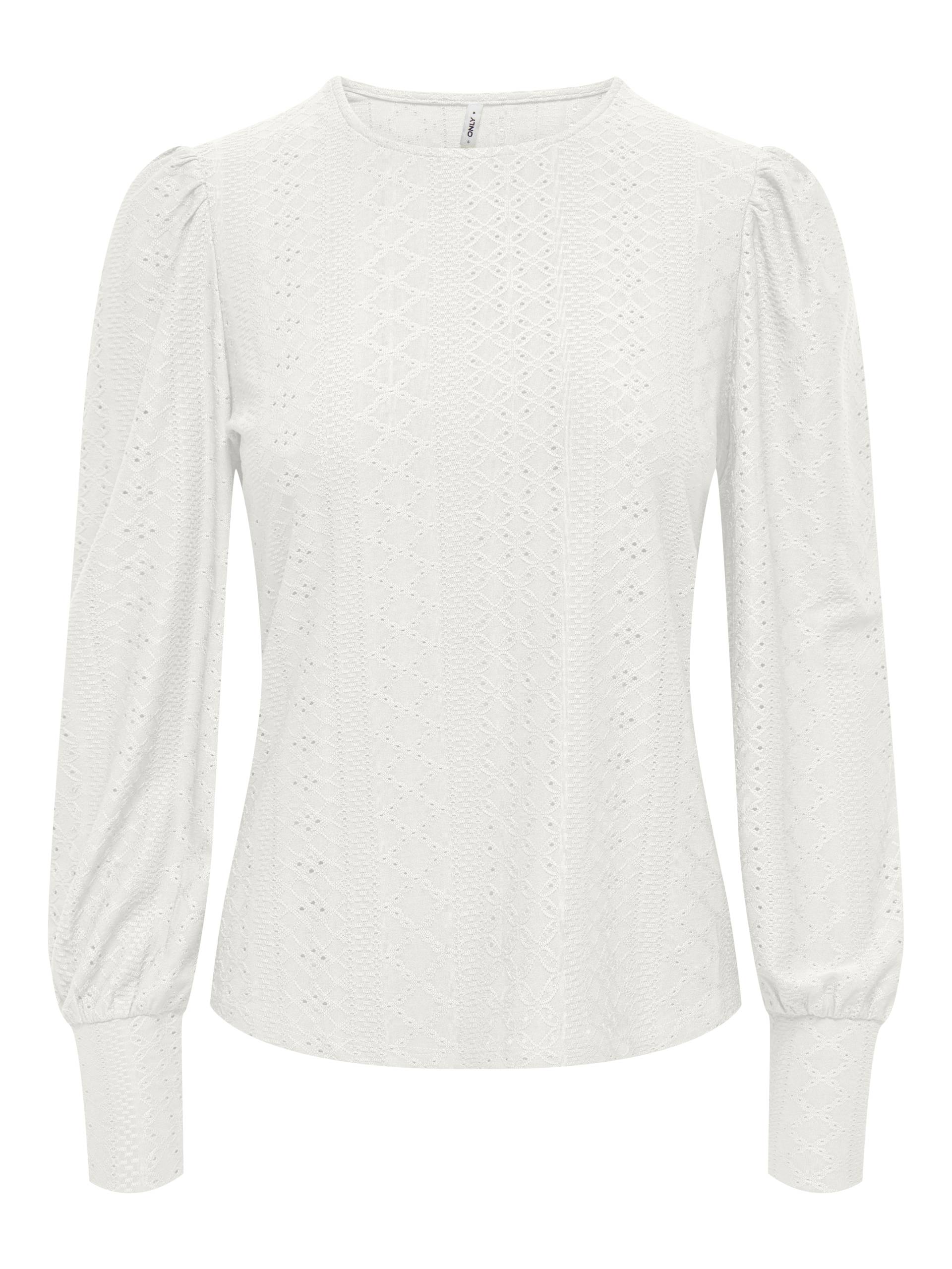 ONLY Blusenshirt »ONLSANDRA L/S PUFF TOP JRS NOOS« ONLY Blusenshirt »ONLSANDRA L/S PUFF TOP JRS NOOS« von Only