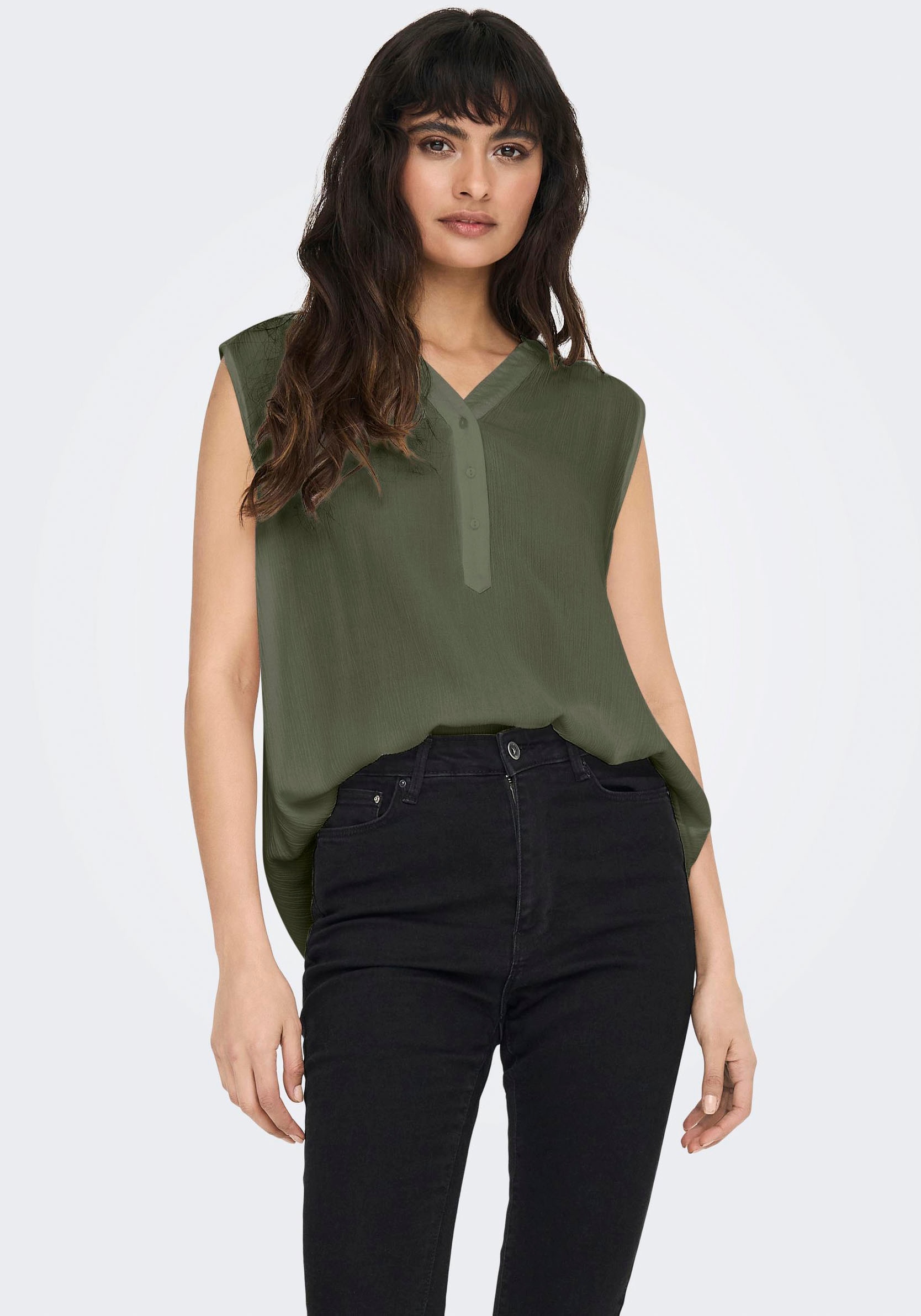 ONLY Blusentop »ONLJETTE LIFE S/L TOP WVN NOOS« ONLY Blusentop »ONLJETTE LIFE S/L TOP WVN NOOS« von Only