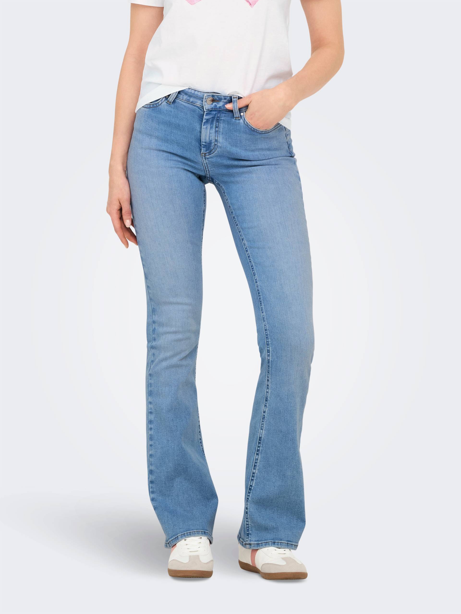 ONLY Bootcut-Jeans »ONLBLUSH MID FLARED DNM TAI198 NOOS« von Only