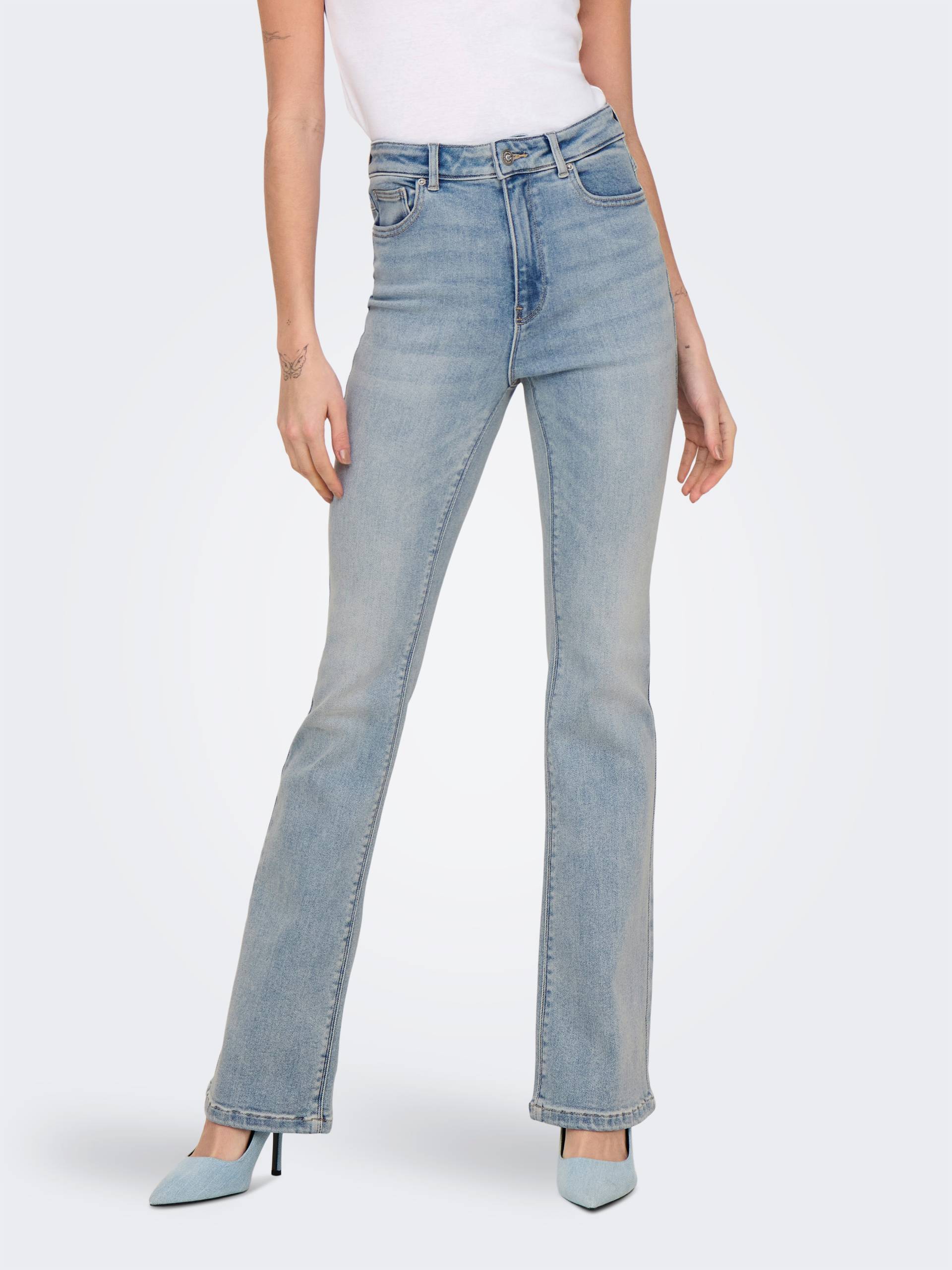 ONLY Bootcut-Jeans »ONLMILA HW FLARED DNM BJ837 NOOS« ONLY Bootcut-Jeans »ONLMILA HW FLARED DNM BJ837 NOOS« von Only