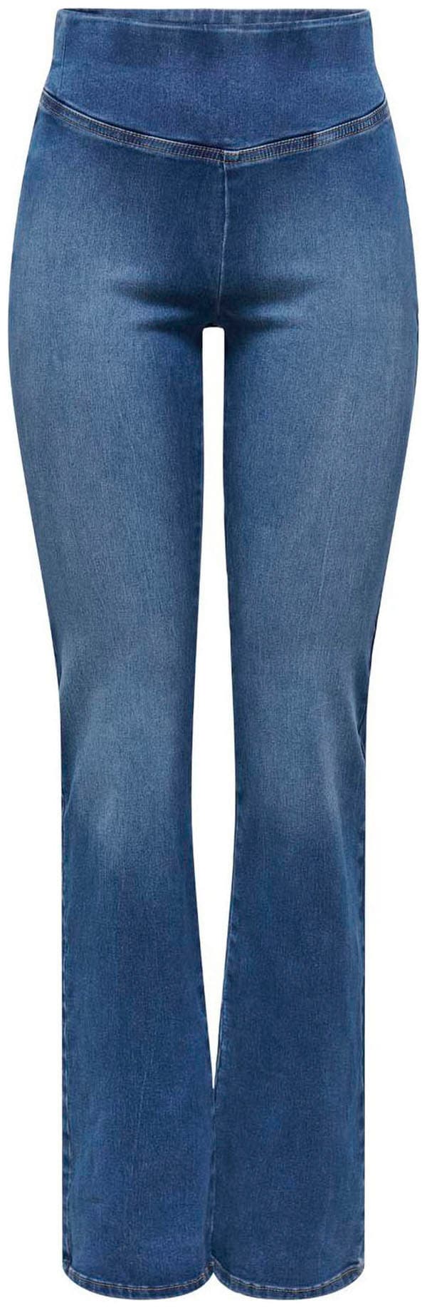 ONLY Bootcut-Jeans »ONLROYAL MID WAIST FLARED LEGGING DNM« ONLY Bootcut-Jeans »ONLROYAL MID WAIST FLARED LEGGING DNM« von Only