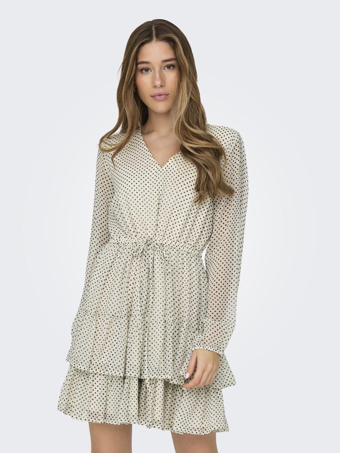 ONLY Chiffonkleid »ONLROBEY ISABELLA LIFE V-NECK DRESS WVN« ONLY Chiffonkleid »ONLROBEY ISABELLA LIFE V-NECK DRESS WVN« von Only