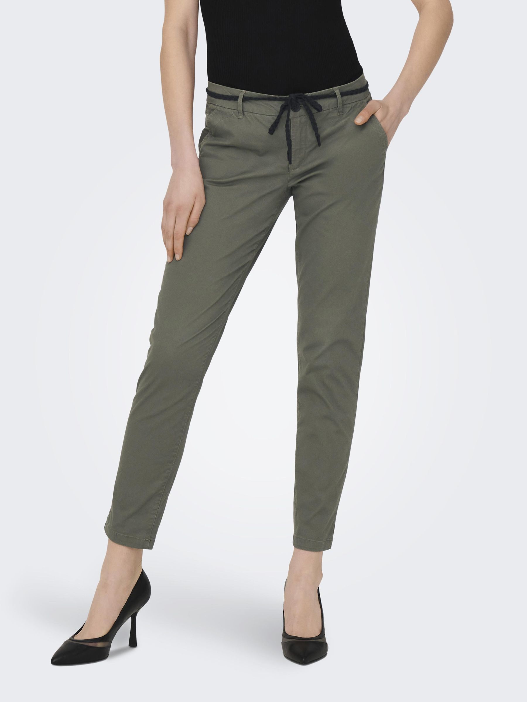 ONLY Chinohose »ONLEVELYN REG ANKLE CHINO PANT PNT NOOS« ONLY Chinohose »ONLEVELYN REG ANKLE CHINO PANT PNT NOOS« von Only