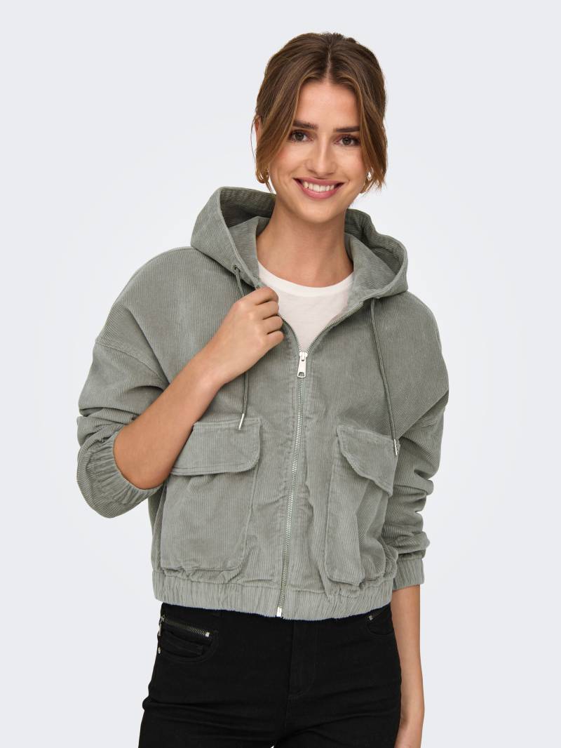 ONLY Cordjacke »ONLKENZIE L/S CORD JACKET PNT NOOS«, mit Kapuze von Only