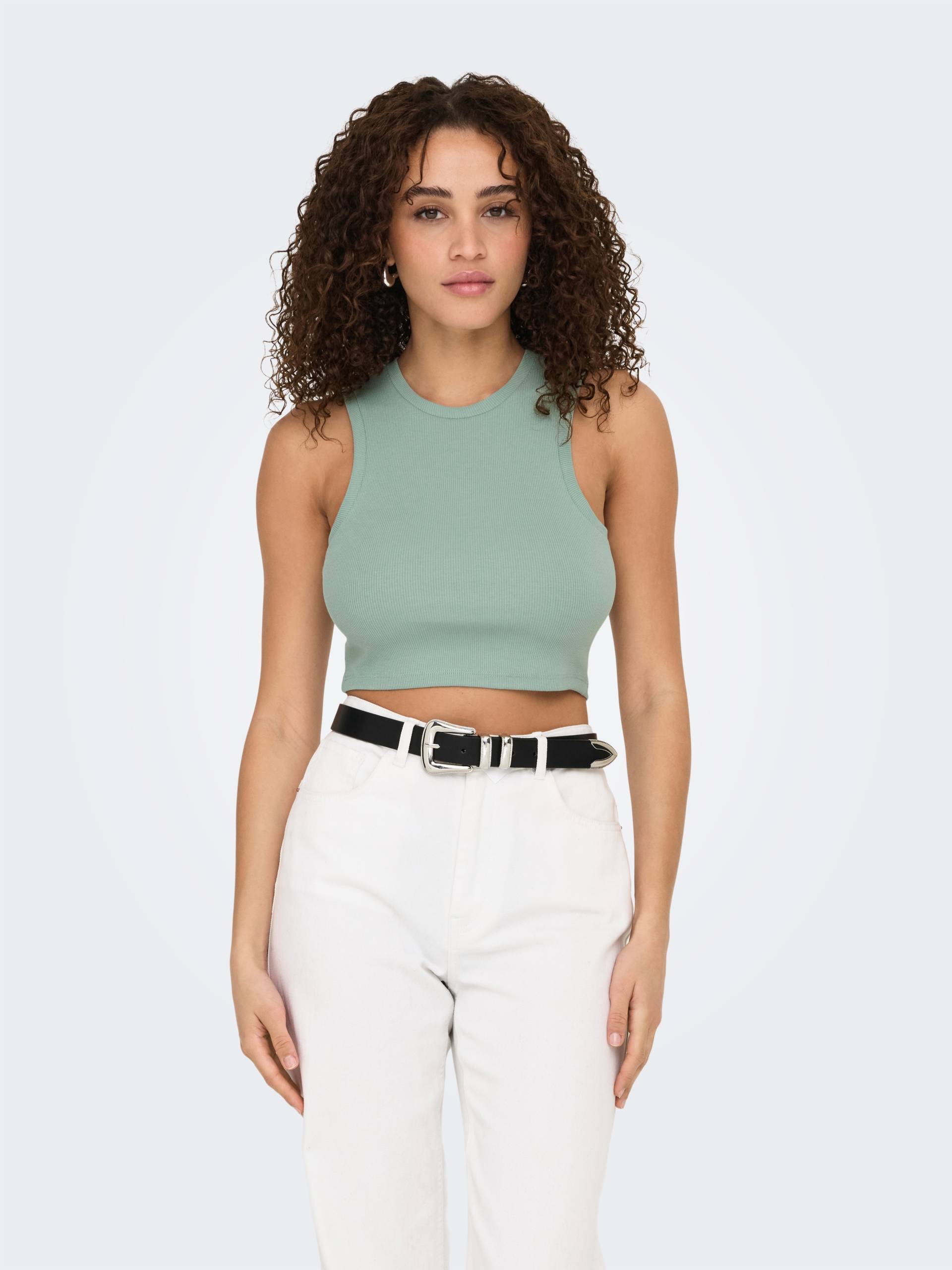 ONLY Tanktop »ONLVILMA S/L CROPPED TANK TOP JRS NOOS« ONLY Tanktop »ONLVILMA S/L CROPPED TANK TOP JRS NOOS« von Only
