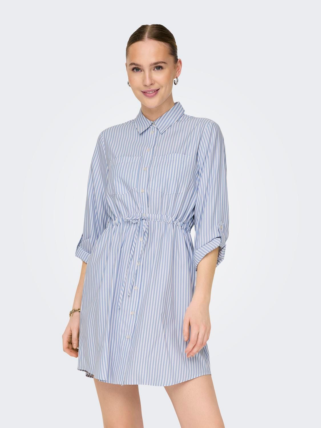 ONLY Hemdblusenkleid »ONLSARAH LS SHIRT DRESS WVN« ONLY Hemdblusenkleid »ONLSARAH LS SHIRT DRESS WVN« von Only