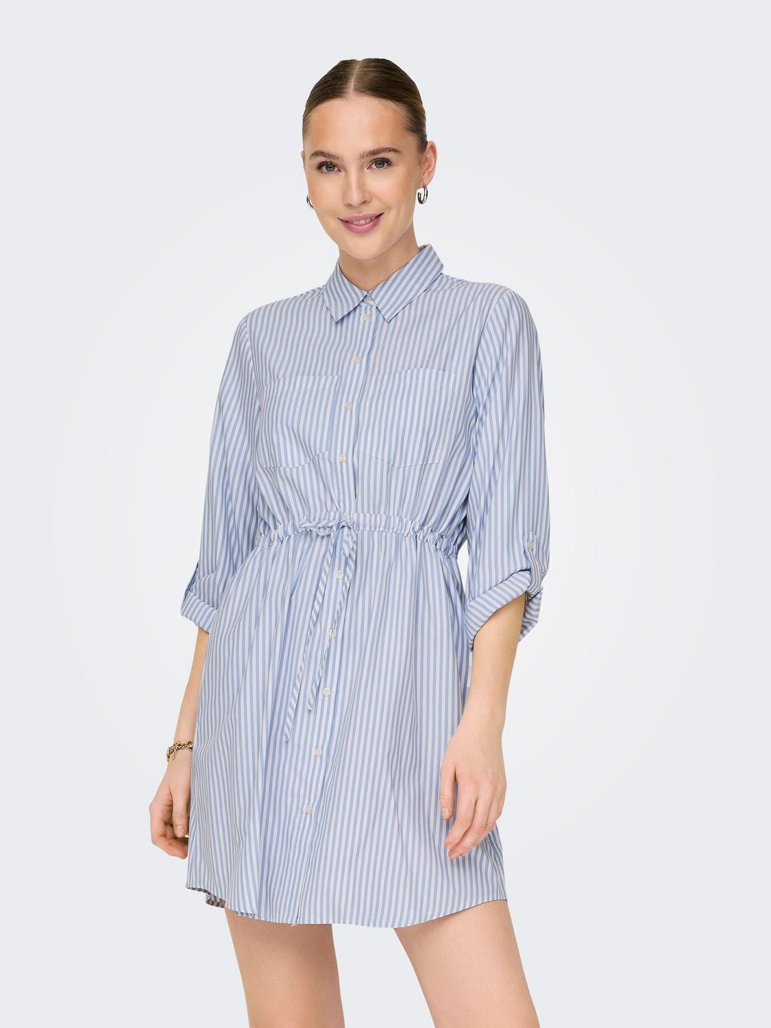 ONLY Hemdblusenkleid »ONLSARAH LS SHIRT DRESS WVN« von Only