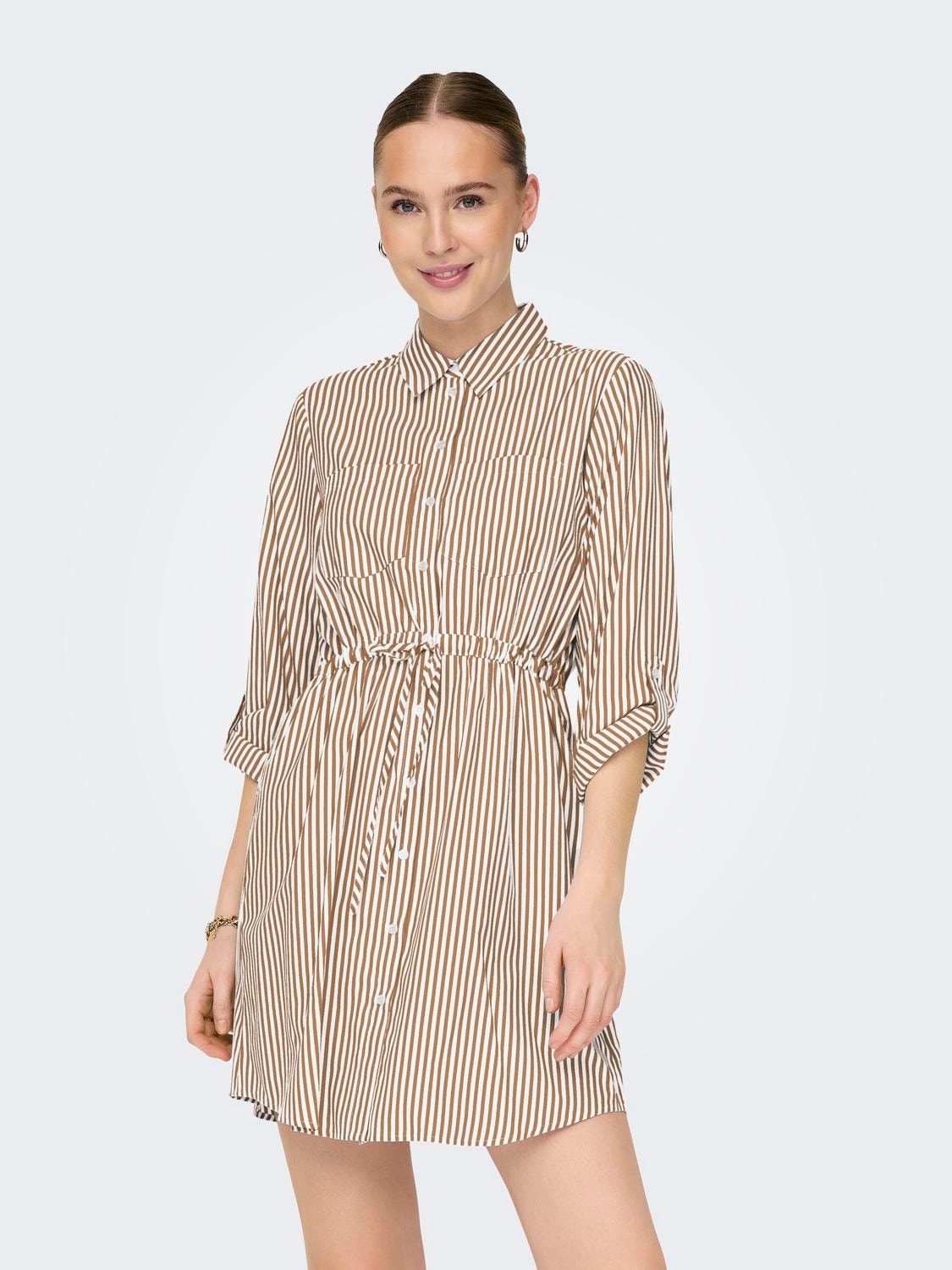ONLY Hemdblusenkleid »ONLSARAH LS SHIRT DRESS WVN« ONLY Hemdblusenkleid »ONLSARAH LS SHIRT DRESS WVN« von Only