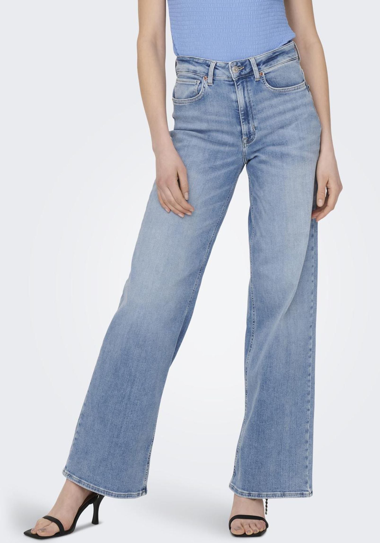 ONLY High-waist-Jeans »ONLMADISON BLUSH HW WIDE DNM CRO371 NOOS« ONLY High-waist-Jeans »ONLMADISON BLUSH HW WIDE DNM CRO371 NOOS« von Only