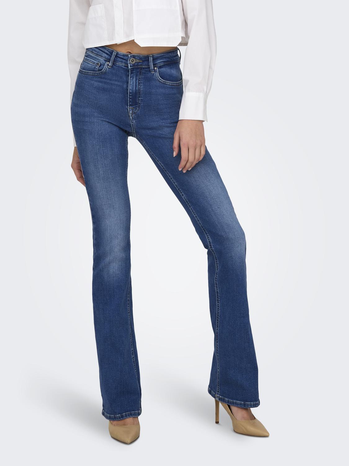 ONLY High-waist-Jeans »ONLPAOLA HW FLARE AZG852« von Only