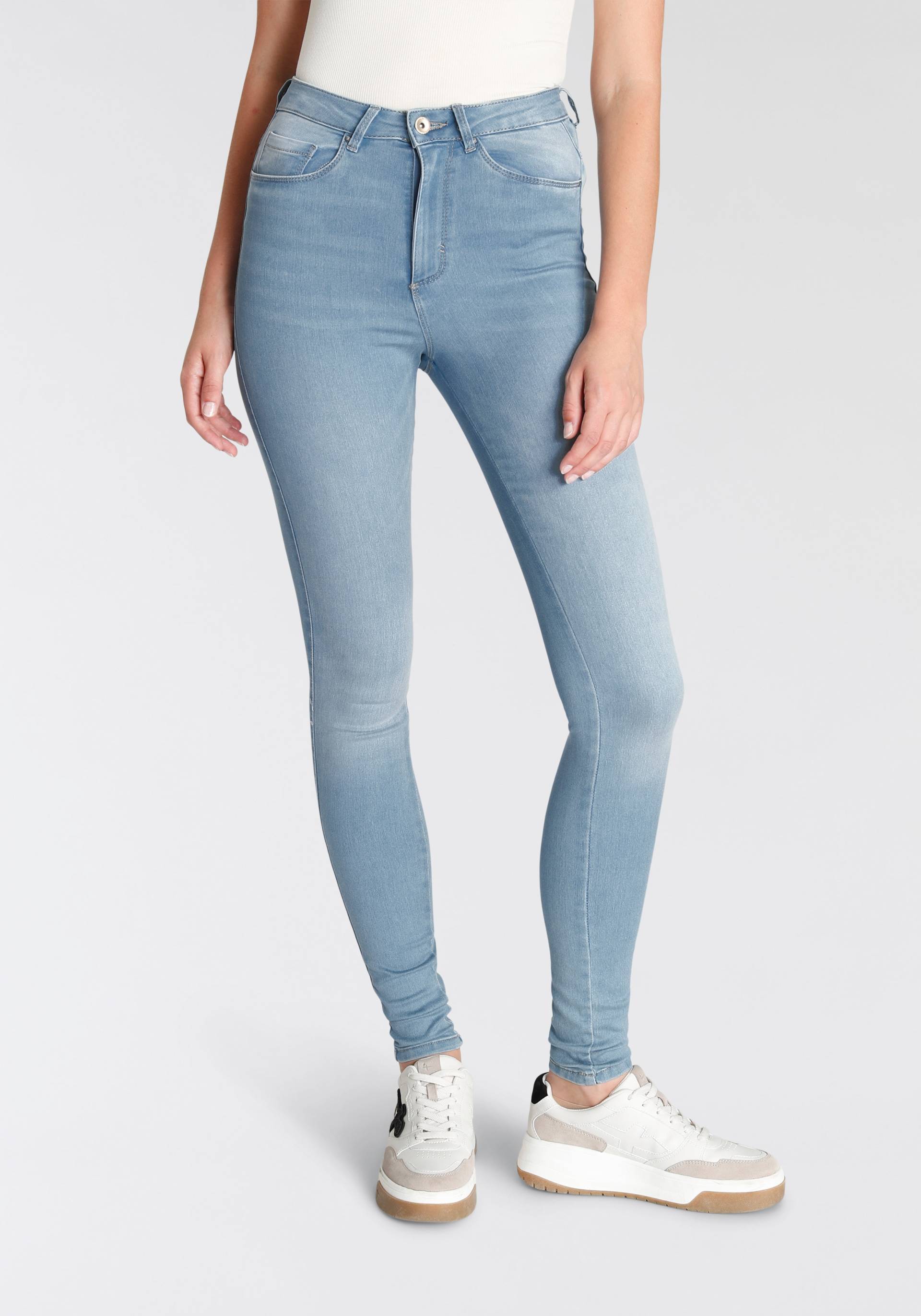 ONLY High-waist-Jeans »ONLROYA HW SKINNY BJ13964«, im 5-Pocket-Design ONLY High-waist-Jeans »ONLROYA HW SKINNY BJ13964«, im 5-Pocket-Design von Only
