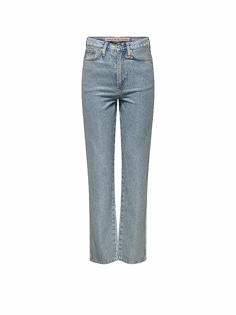 ONLY Jeans Straight Fit ONLHOLLYWOOD-RILEY hellblau | 25/L32 von Only