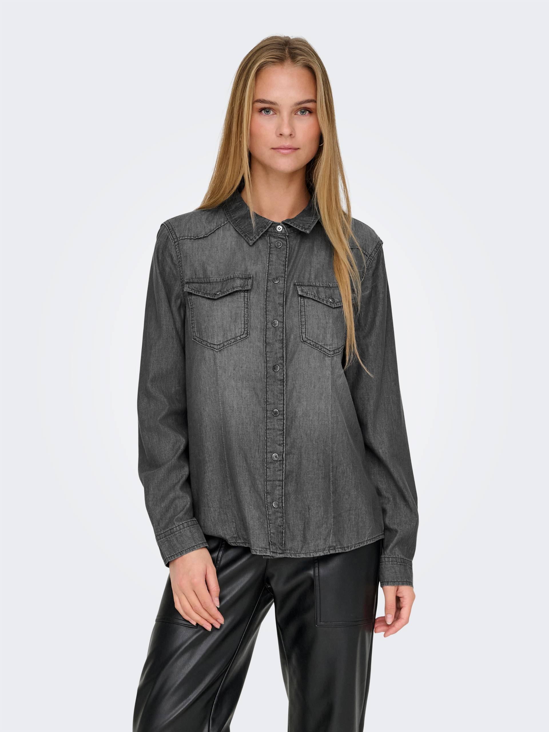 ONLY Jeansbluse »ONLALEXA L/S DNM SHIRT FS NOOS« ONLY Jeansbluse »ONLALEXA L/S DNM SHIRT FS NOOS« von Only