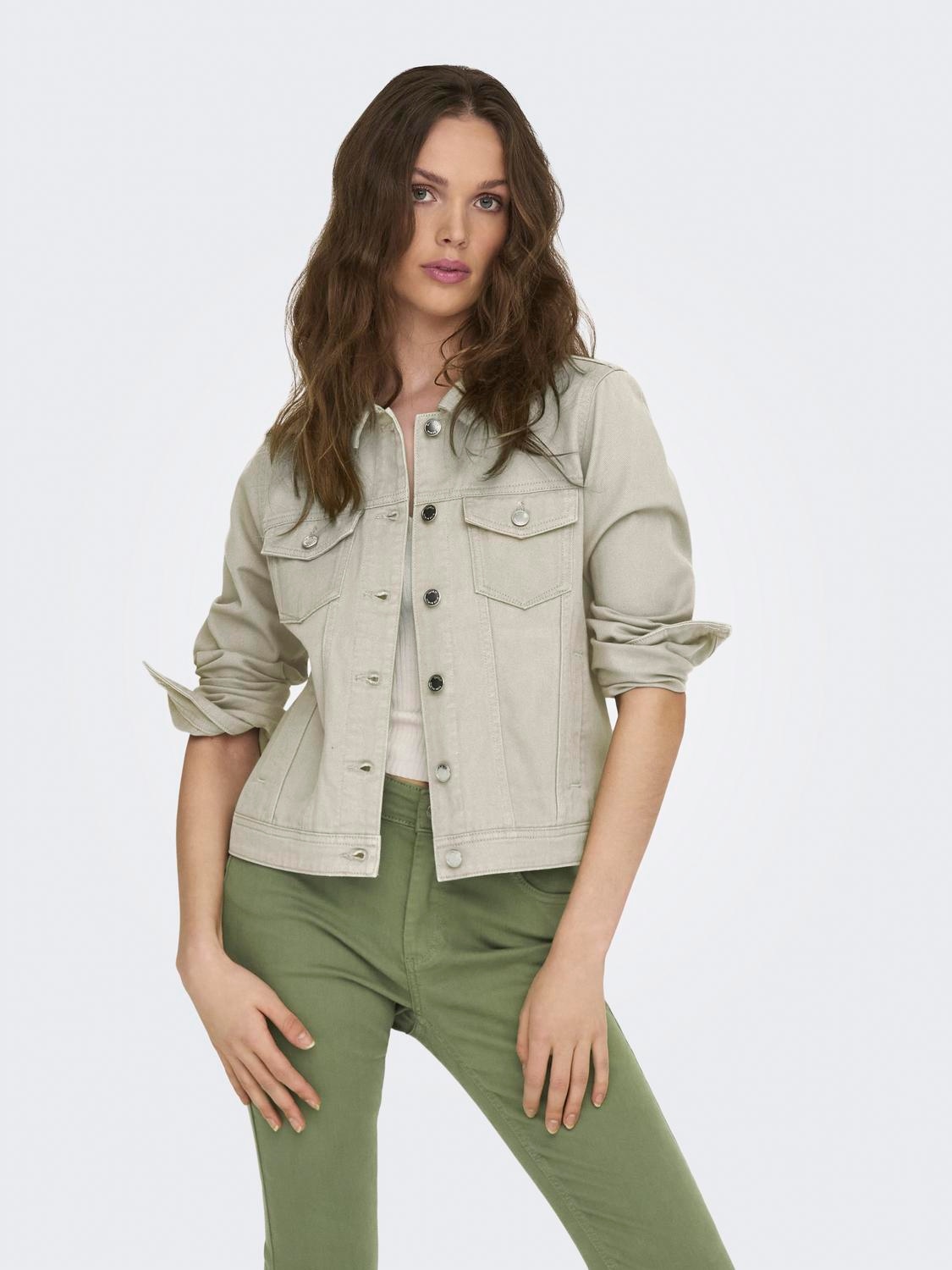 ONLY Jeansjacke »ONLTIA L/S COLORED JACKET PNT RP« ONLY Jeansjacke »ONLTIA L/S COLORED JACKET PNT RP« von Only