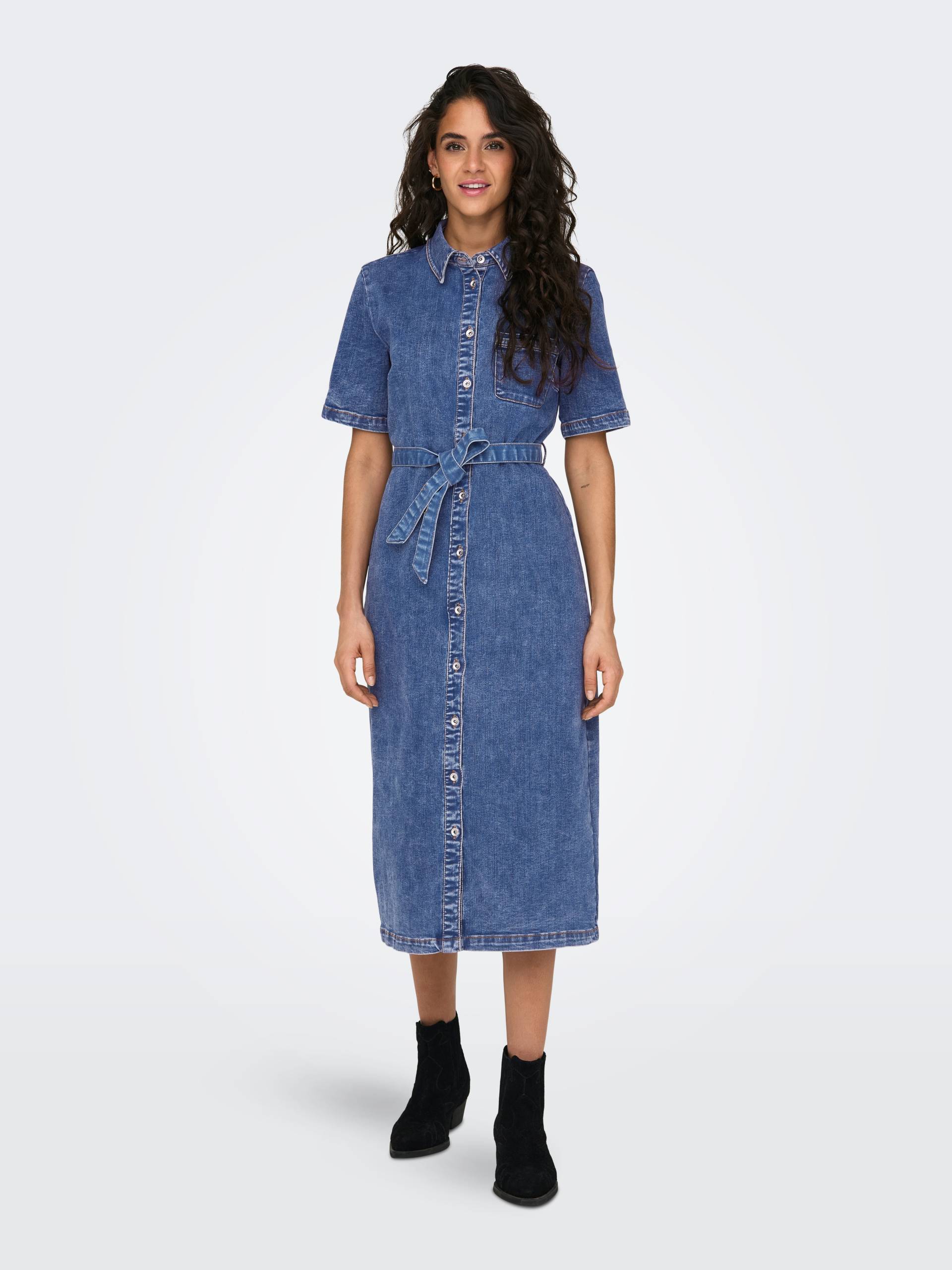 ONLY Jeanskleid »ONLLANA SS LONG DRESS DNM REA258 NOOS« ONLY Jeanskleid »ONLLANA SS LONG DRESS DNM REA258 NOOS« von Only
