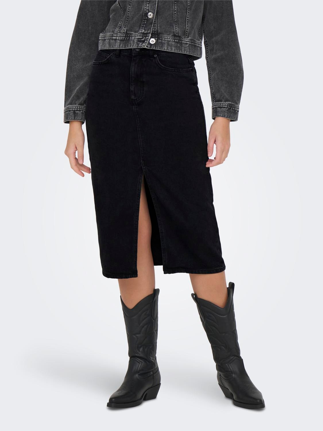 ONLY Jeansrock »ONLBIANCA MIDI SKIRT DNM REA NOOS« ONLY Jeansrock »ONLBIANCA MIDI SKIRT DNM REA NOOS« von Only