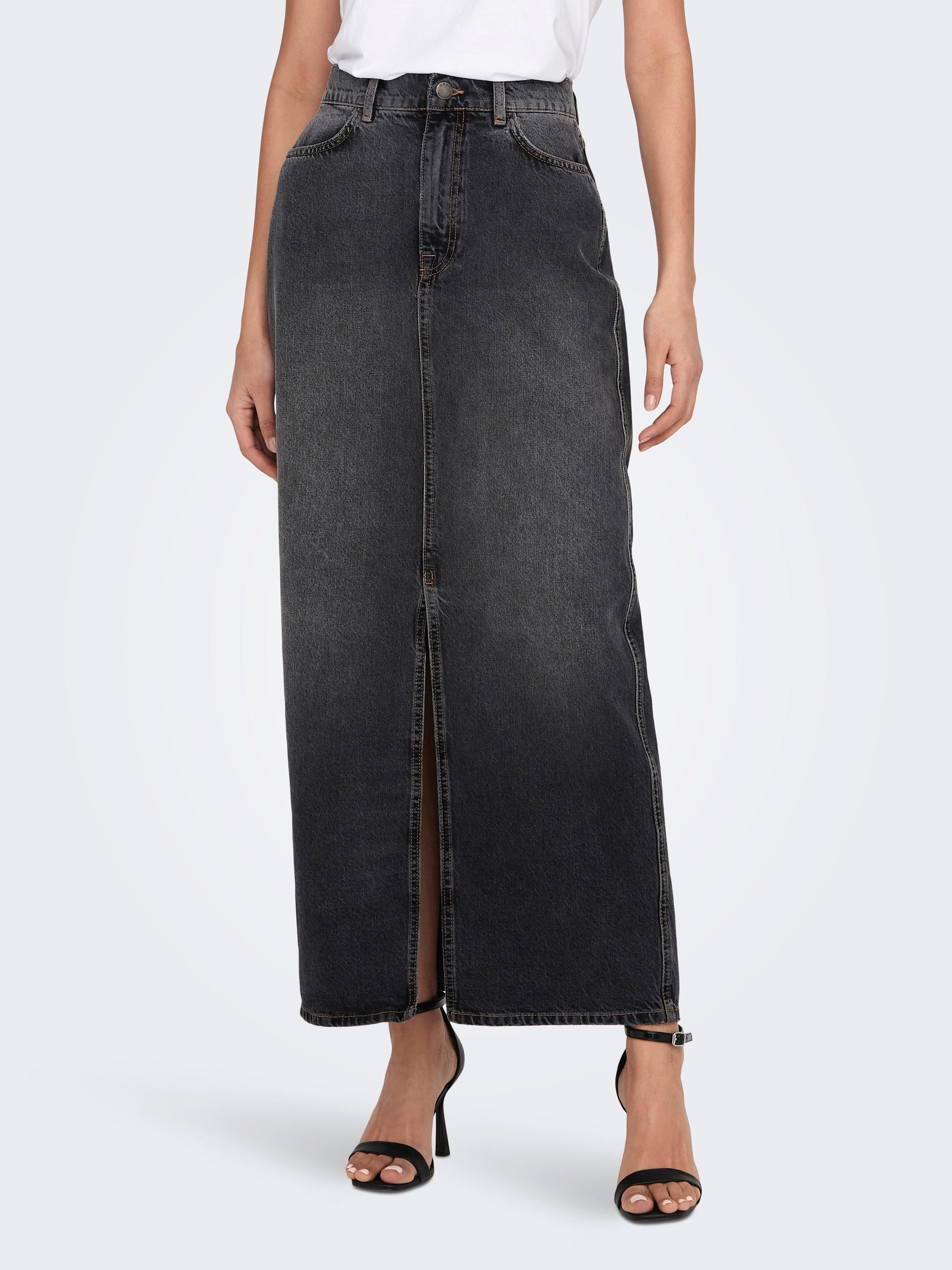 ONLY Jeansrock »ONLCILLA LONG SLIT SKIRT DNM NOOS« ONLY Jeansrock »ONLCILLA LONG SLIT SKIRT DNM NOOS« von Only