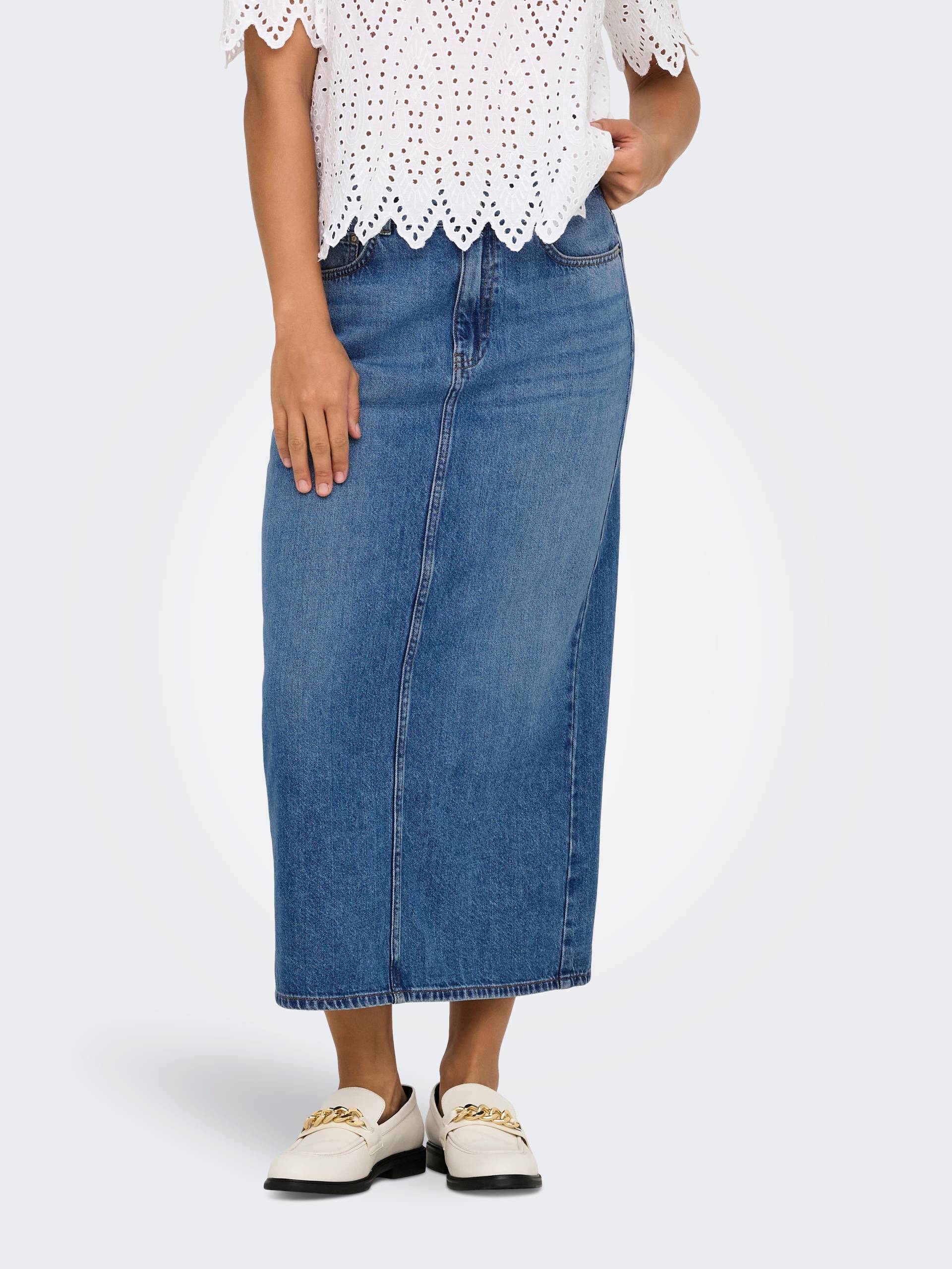 ONLY Jeansrock »ONLLUMI MIDI BACK SLIT SKIRT DNM PIMNOOS« ONLY Jeansrock »ONLLUMI MIDI BACK SLIT SKIRT DNM PIMNOOS« von Only