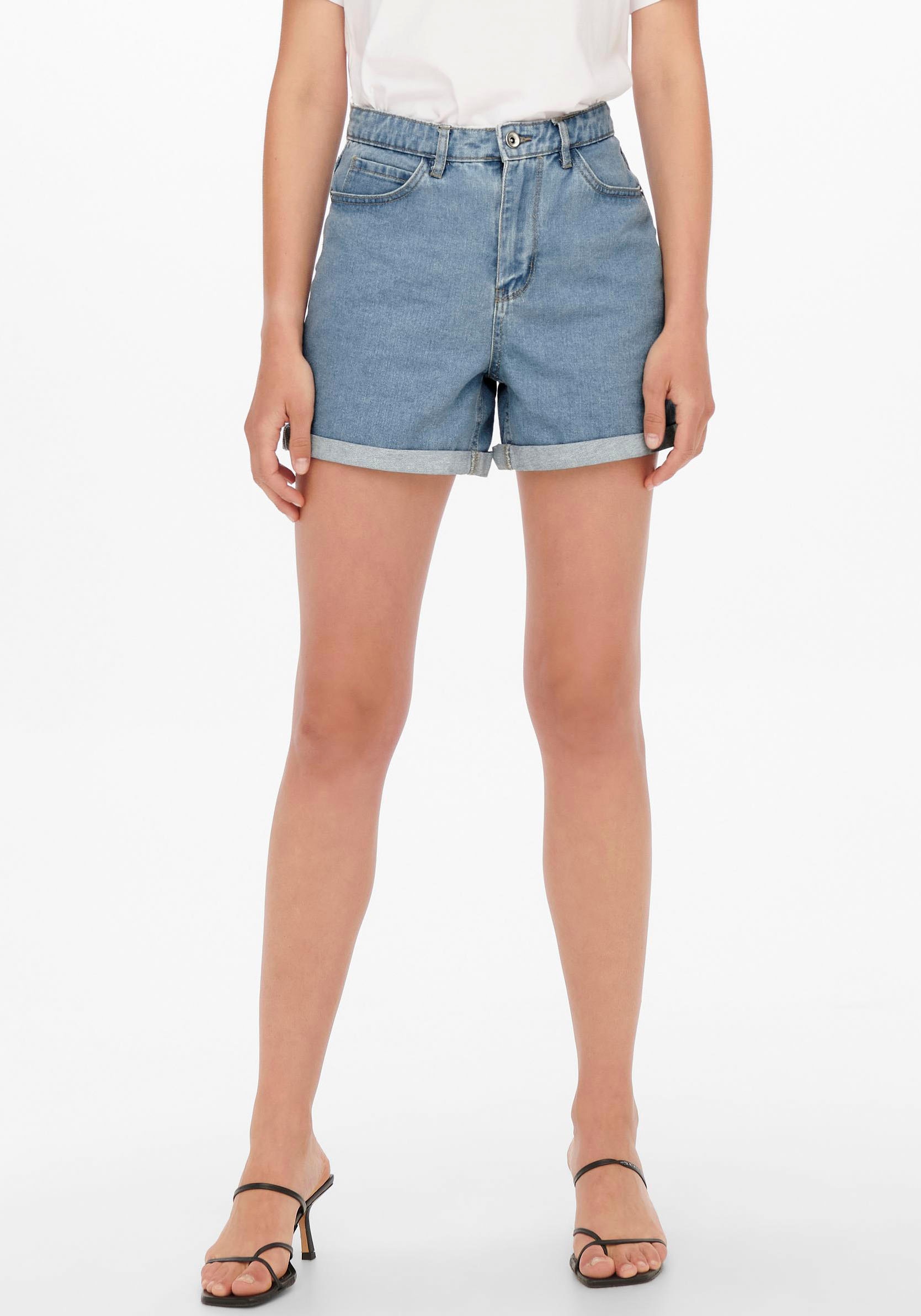 ONLY Jeansshorts »ONLVEGA HW MOM DNM SHORTS NOOS« ONLY Jeansshorts »ONLVEGA HW MOM DNM SHORTS NOOS« von Only