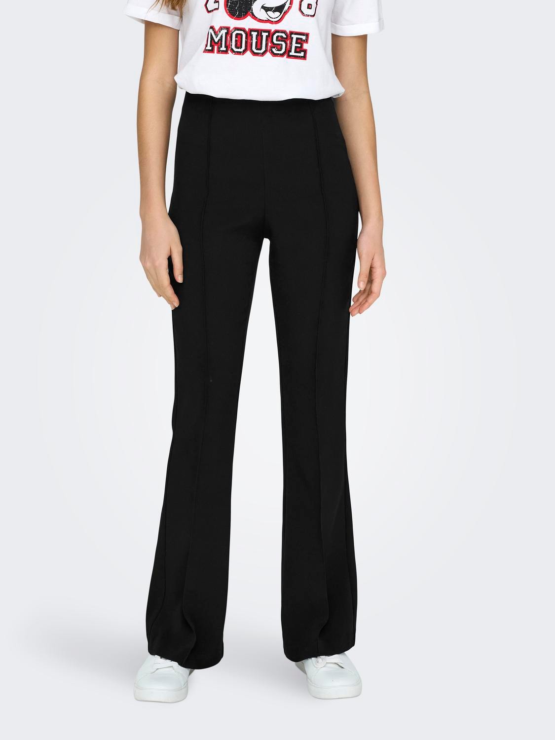 ONLY Jerseyhose »ONLASTRID LIFE HW FLA PIN PANT CC TLR RP« ONLY Jerseyhose »ONLASTRID LIFE HW FLA PIN PANT CC TLR RP« von Only