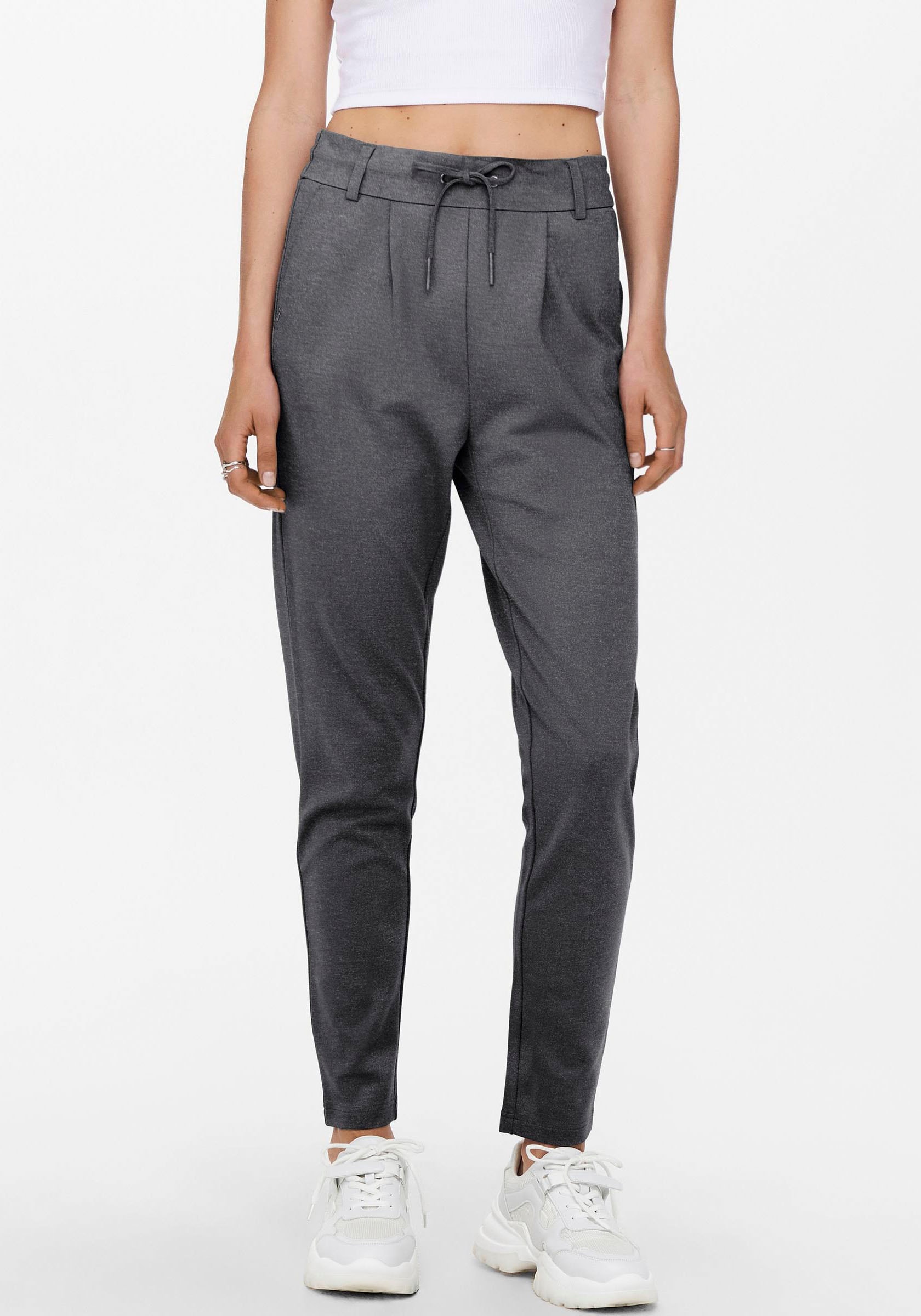 ONLY Jogger Pants »ONLPOPTRASH LIFE EASY COL PANT PNT NOOS«, bequeme Form mit elastischem Bund und Kordelzug ONLY Jogger Pants »ONLPOPTRASH LIFE EASY COL PANT PNT NOOS«, bequeme Form mit elastischem Bund und Kordelzug von Only