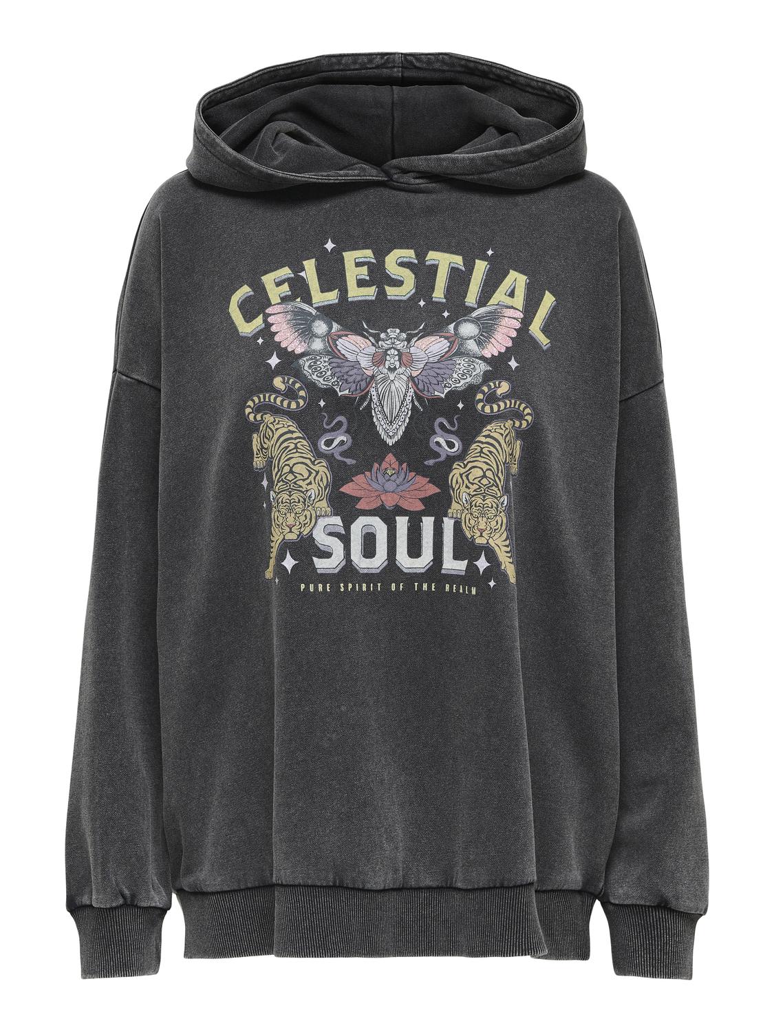 ONLY Kapuzensweatshirt »ONLLUCINDA L/S EYE HOOD SWT« ONLY Kapuzensweatshirt »ONLLUCINDA L/S EYE HOOD SWT« von Only