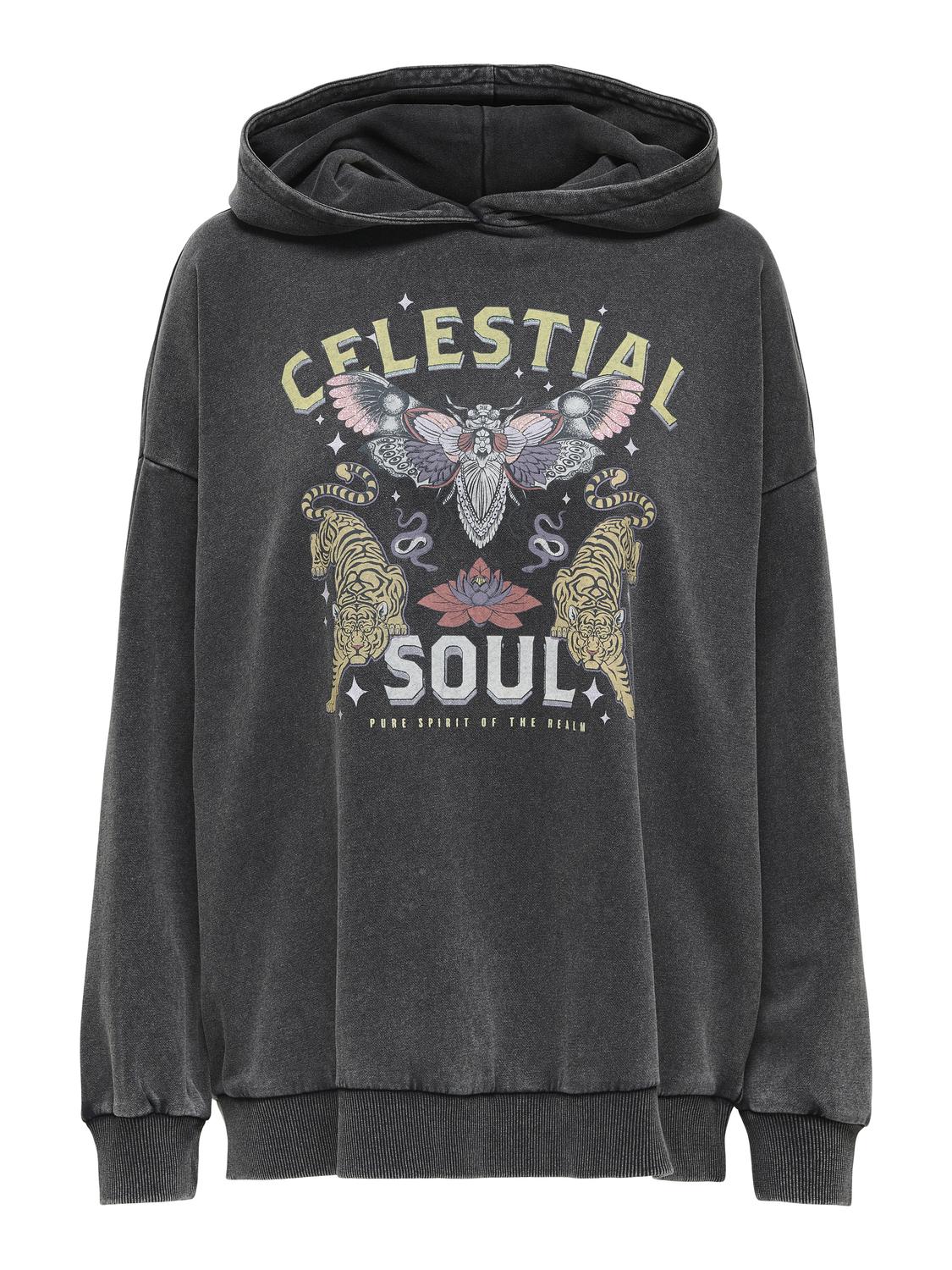 ONLY Kapuzensweatshirt »ONLLUCINDA L/S EYE HOOD SWT« von Only