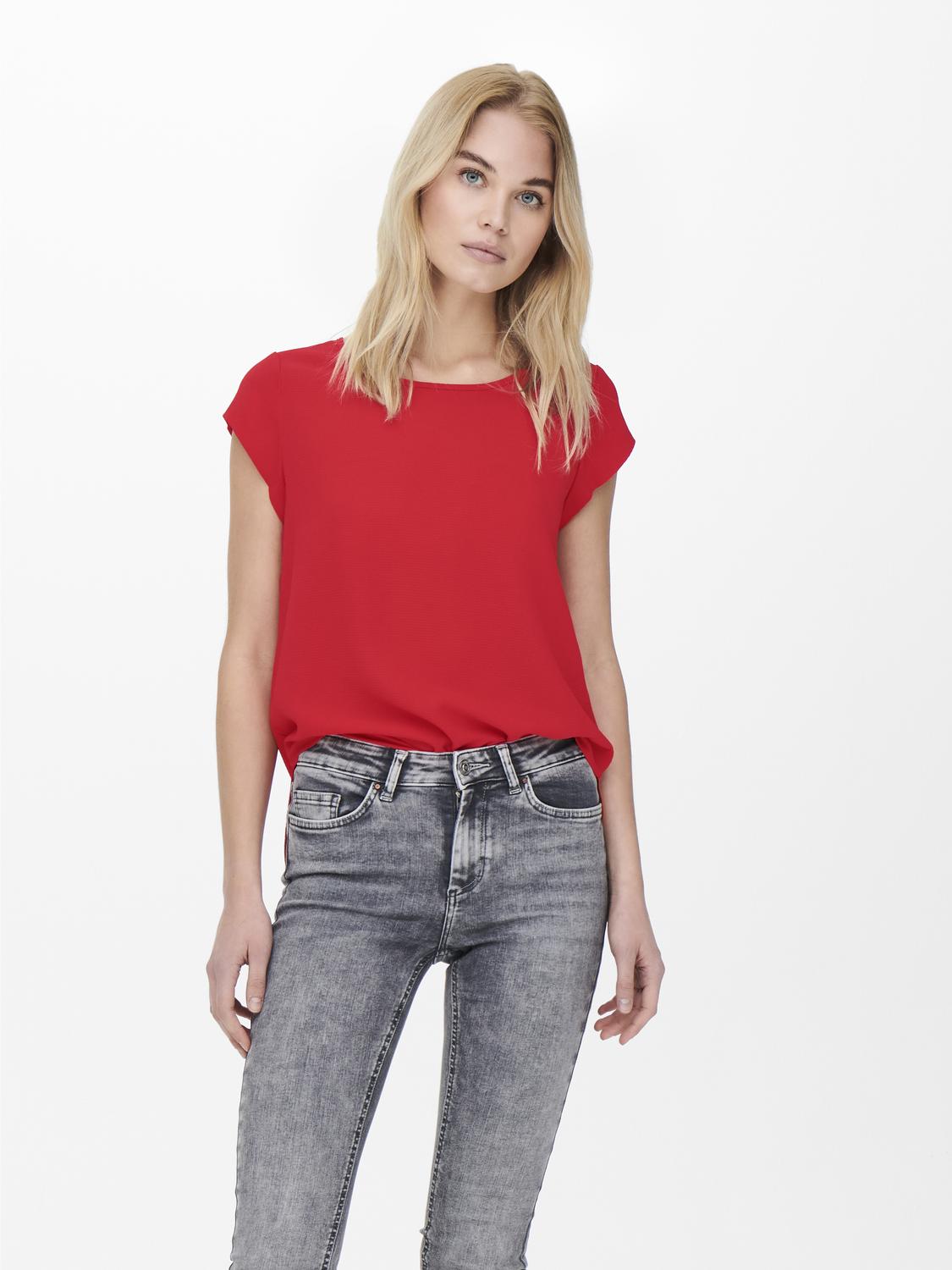 ONLY Kurzarmbluse »ONLVIC S/S SOLID TOP NOOS PTM« ONLY Kurzarmbluse »ONLVIC S/S SOLID TOP NOOS PTM« von Only
