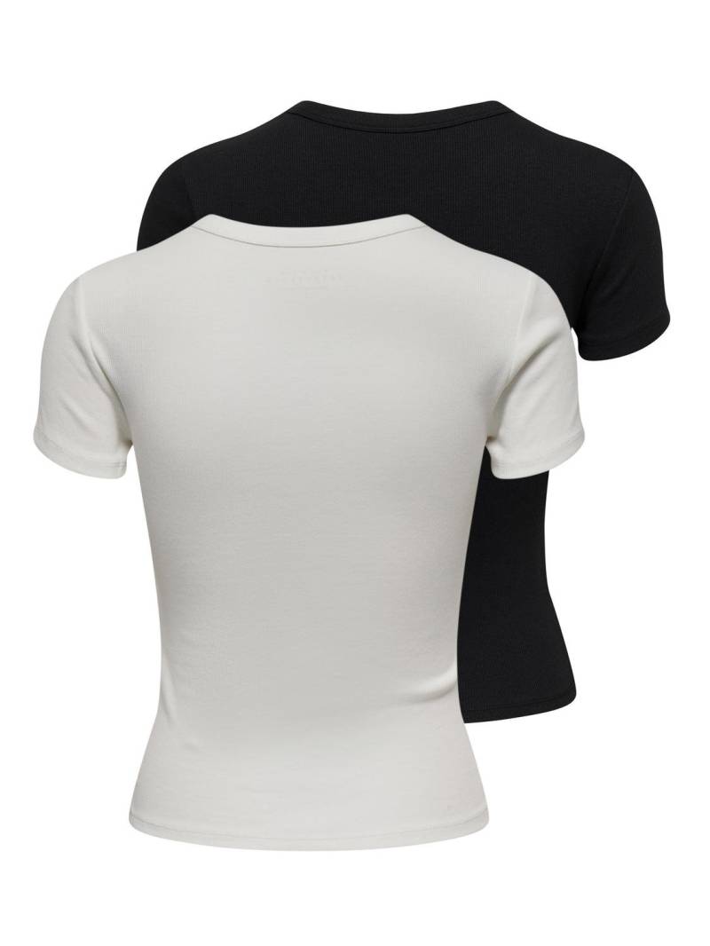 ONLY Kurzarmshirt »ONLEASY S/S TOP CS JRS 2 PACK«, (Packung, 2 tlg.) von Only