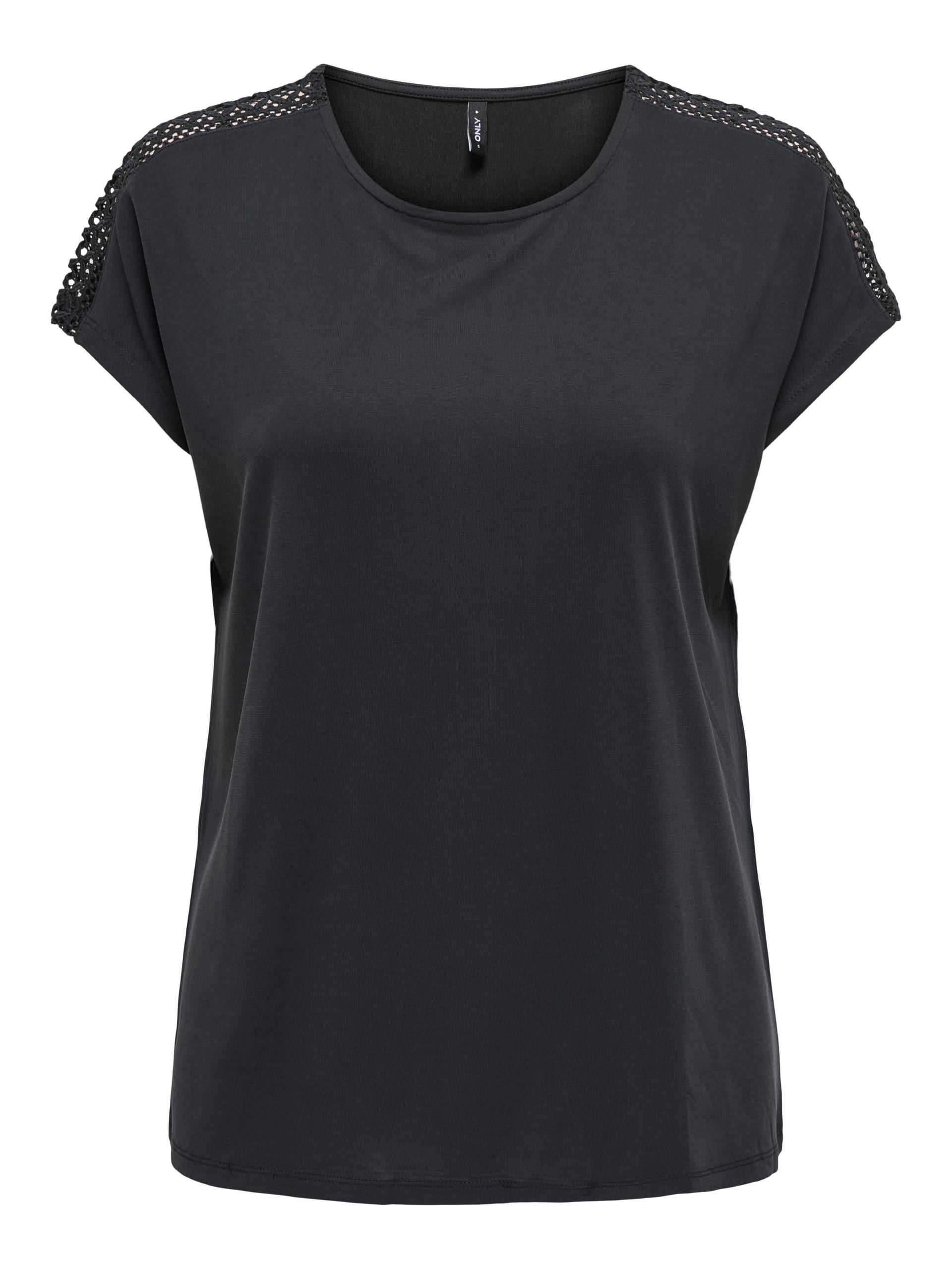 ONLY Kurzarmshirt »ONLFREE LIFE CAPSLEEVE LACE TOP JRS« ONLY Kurzarmshirt »ONLFREE LIFE CAPSLEEVE LACE TOP JRS« von Only