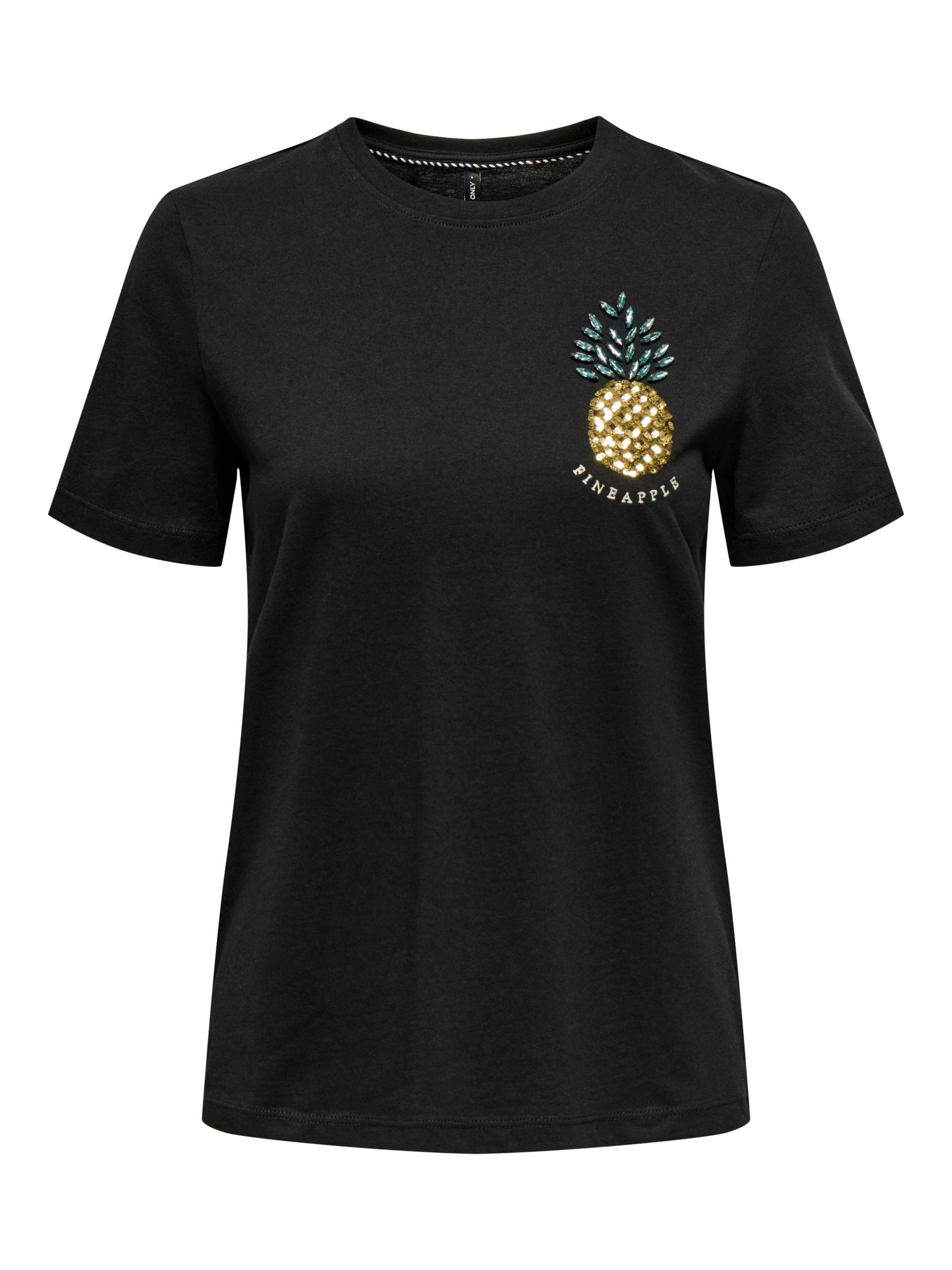 ONLY Kurzarmshirt »ONLKITA LIFE REG S/S PINEAPPLE TOP JRS« ONLY Kurzarmshirt »ONLKITA LIFE REG S/S PINEAPPLE TOP JRS« von Only