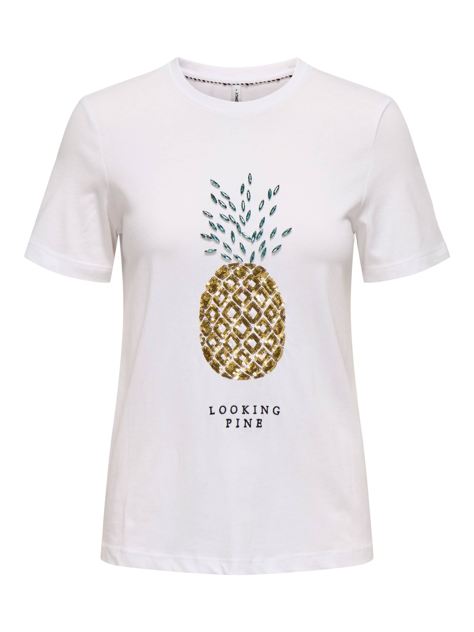 ONLY Kurzarmshirt »ONLKITA LIFE REG S/S PINEAPPLE TOP JRS« ONLY Kurzarmshirt »ONLKITA LIFE REG S/S PINEAPPLE TOP JRS« von Only
