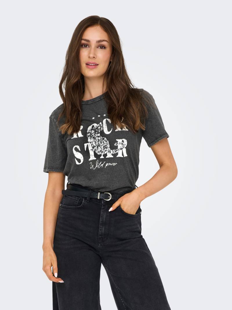 ONLY Kurzarmshirt »ONLLUCY LIFE S/S TIGERS TOP BOX JRS« von Only