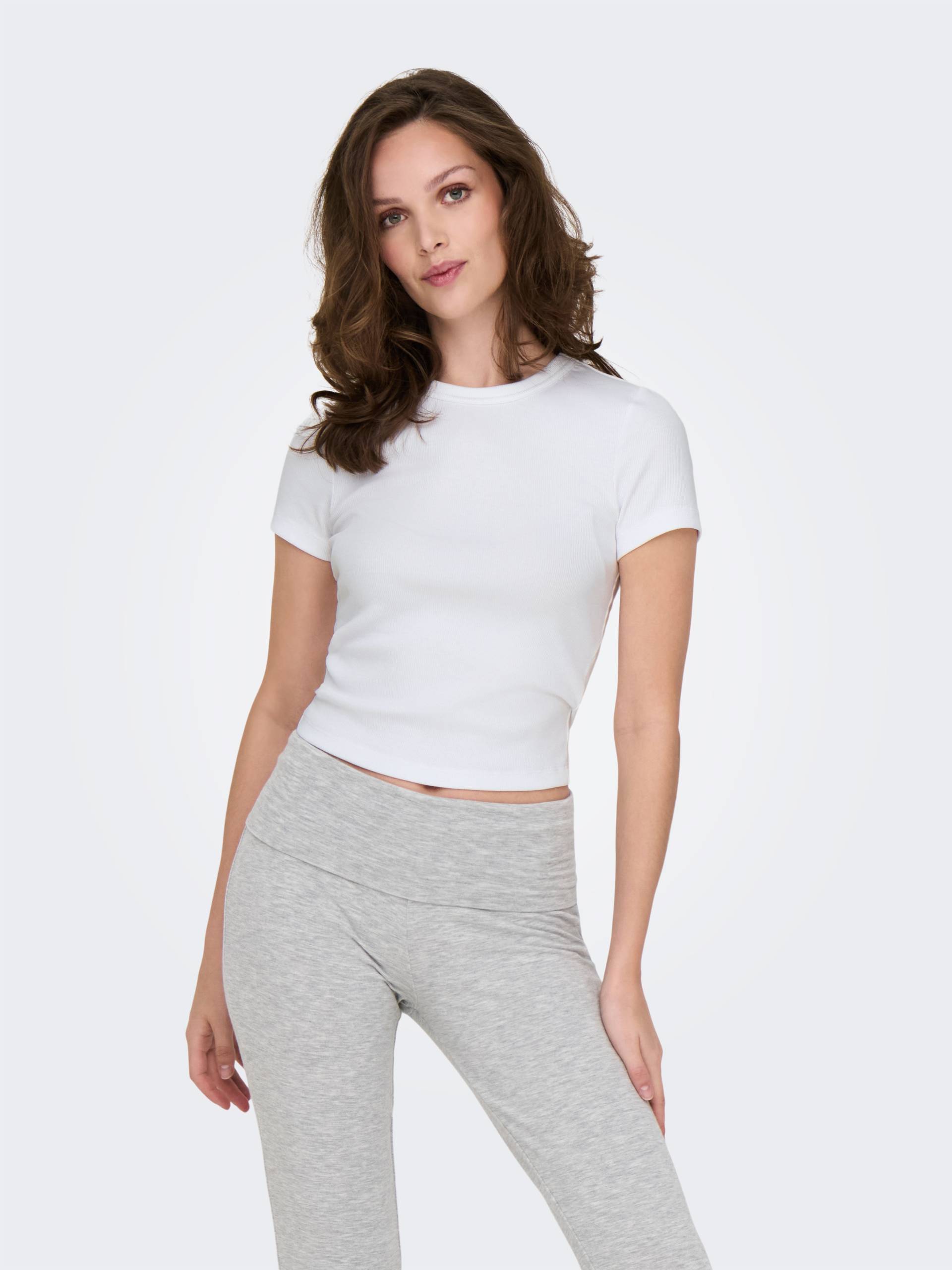ONLY Kurzarmshirt »ONLVAL S/S O-NECK TOP CC JRS« ONLY Kurzarmshirt »ONLVAL S/S O-NECK TOP CC JRS« von Only