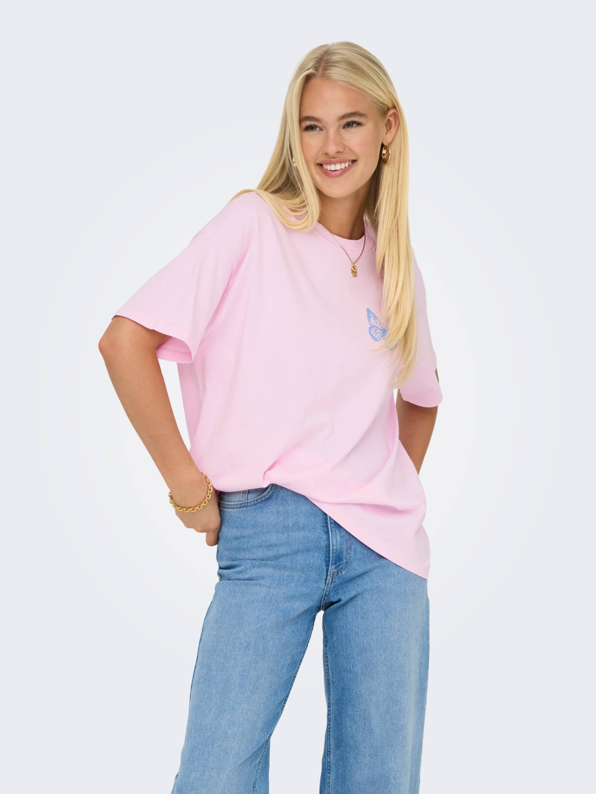 ONLY Kurzarmshirt »ONLVIVVI LIFE S/S LOVELY TOP JRS« ONLY Kurzarmshirt »ONLVIVVI LIFE S/S LOVELY TOP JRS« von Only