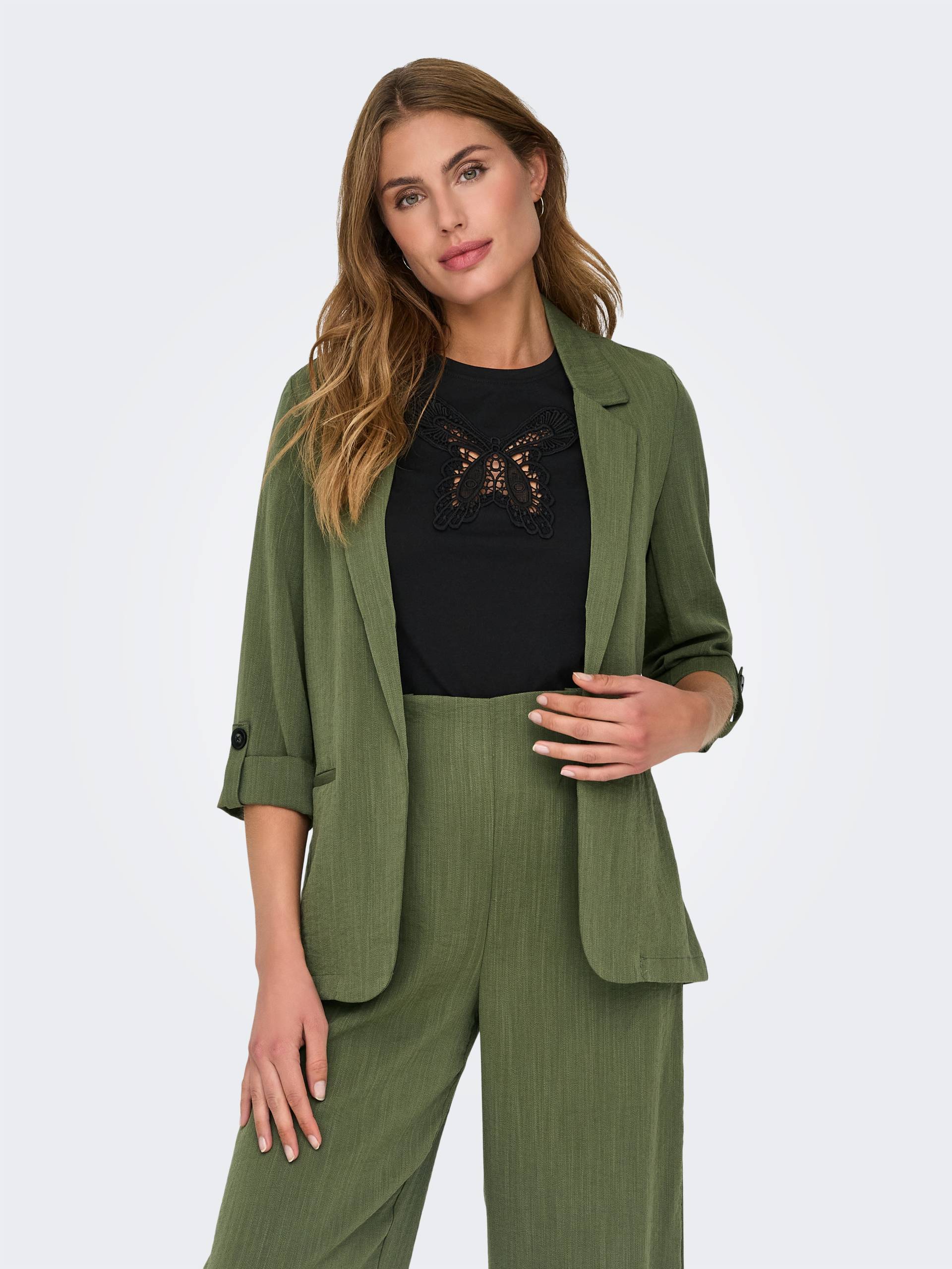 ONLY Kurzblazer »ONLMARSA 3/4 BLAZER WVN NOOS« ONLY Kurzblazer »ONLMARSA 3/4 BLAZER WVN NOOS« von Only