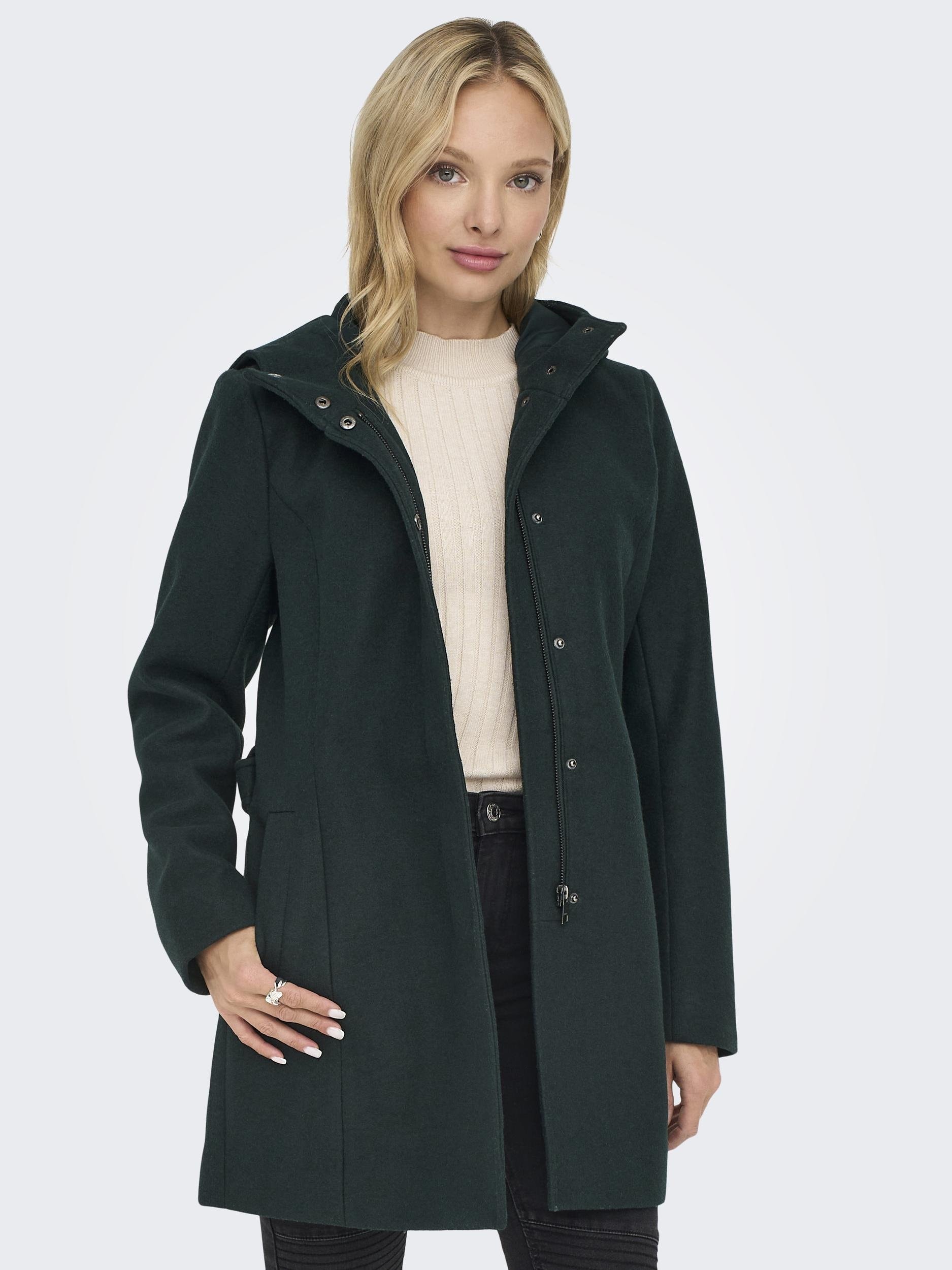 ONLY Kurzmantel »ONLEMMA HOODED BELT COAT OTW« ONLY Kurzmantel »ONLEMMA HOODED BELT COAT OTW« von Only