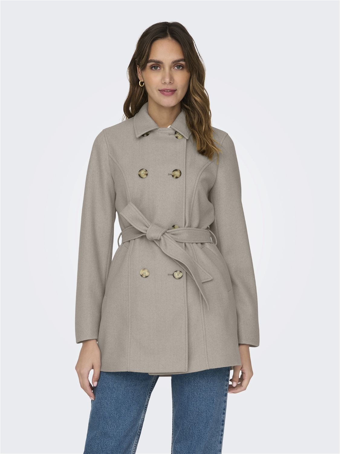 ONLY Kurzmantel »ONLNANCY LIFE FITTED TRENCH COAT OTW« ONLY Kurzmantel »ONLNANCY LIFE FITTED TRENCH COAT OTW« von Only