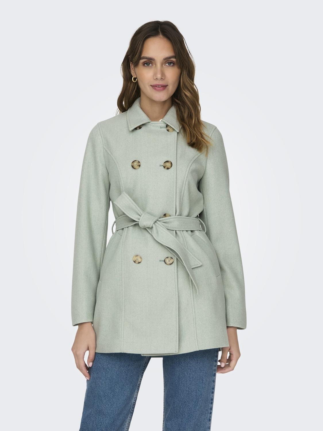 ONLY Kurzmantel »ONLNANCY LIFE FITTED TRENCH COAT OTW« ONLY Kurzmantel »ONLNANCY LIFE FITTED TRENCH COAT OTW« von Only