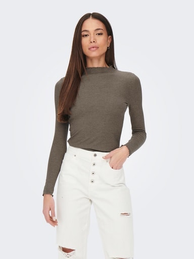 ONLY Langarmshirt »ONLEMMA L/S HIGH NECK TOP« ONLY Langarmshirt »ONLEMMA L/S HIGH NECK TOP« von Only