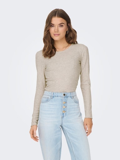 ONLY Langarmshirt »ONLEMMA L/S O-NECK SHORT TOP NOOS JRS« ONLY Langarmshirt »ONLEMMA L/S O-NECK SHORT TOP NOOS JRS« von Only