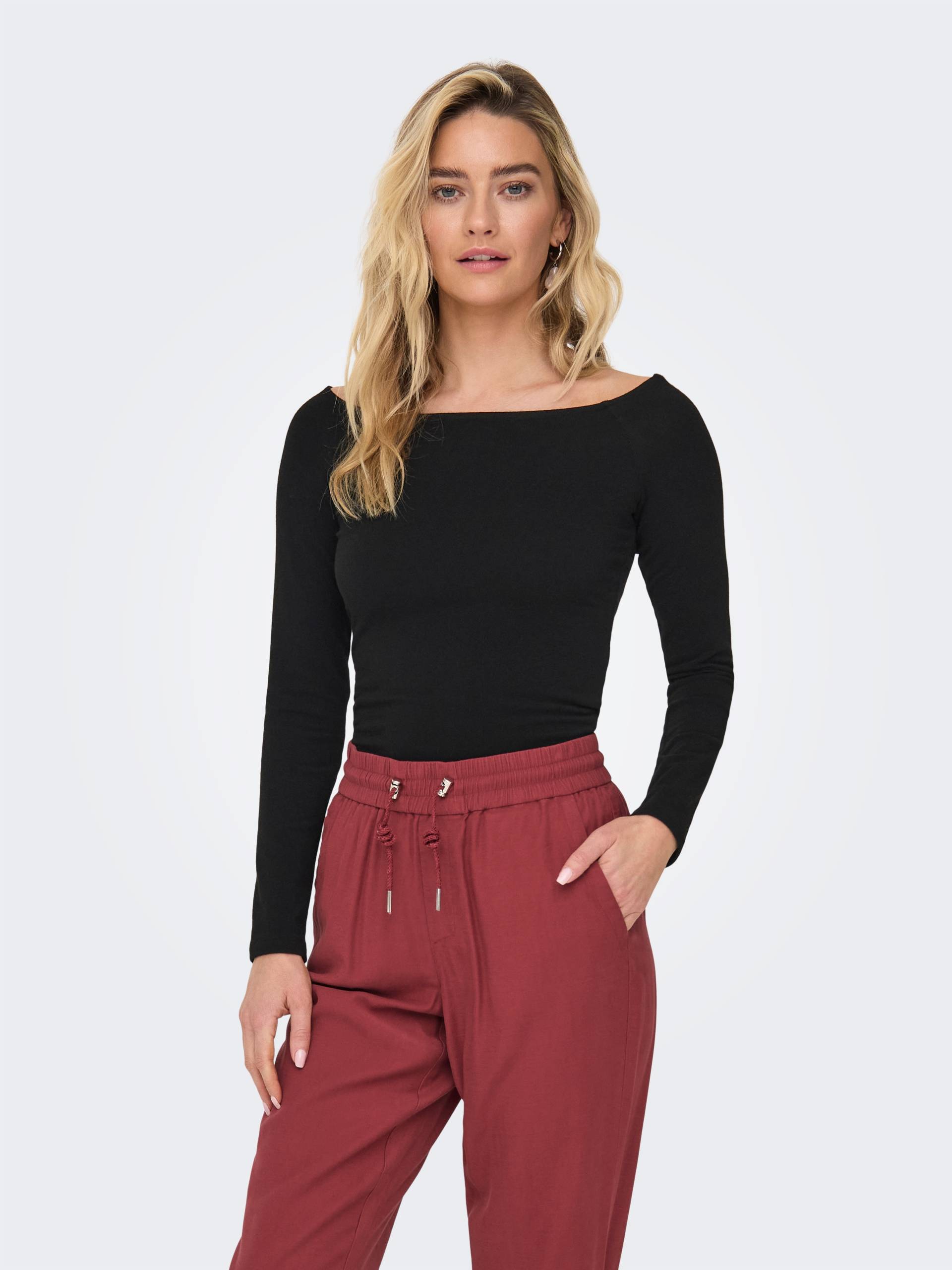 ONLY Langarmshirt »ONLGLAMOUR L/S BOAT NECK TOP BOX CC JRS« ONLY Langarmshirt »ONLGLAMOUR L/S BOAT NECK TOP BOX CC JRS« von Only