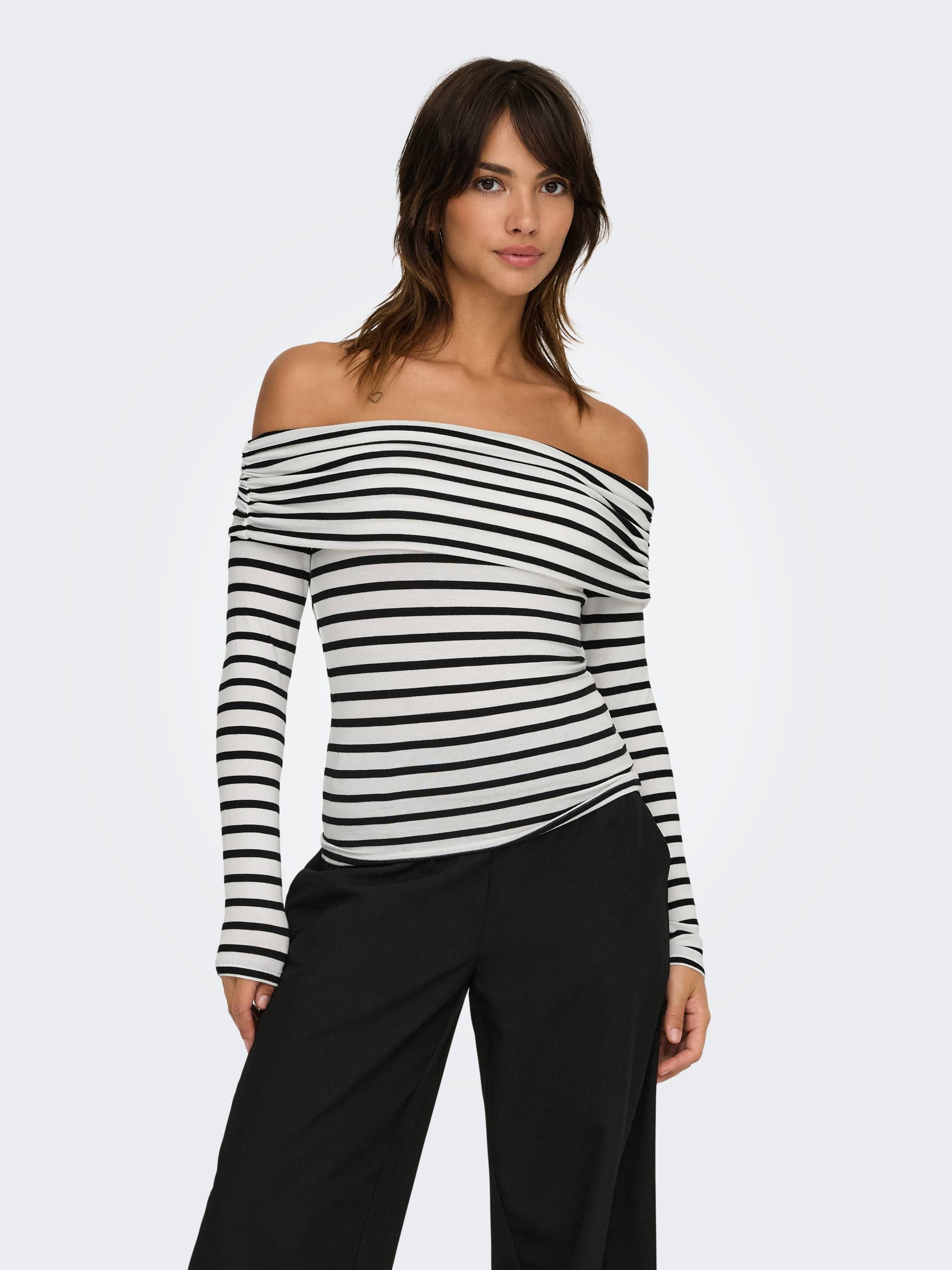 ONLY Langarmshirt »ONLGLAMOUR L/S OFF SHOULDER TOP CC JRS« ONLY Langarmshirt »ONLGLAMOUR L/S OFF SHOULDER TOP CC JRS« von Only