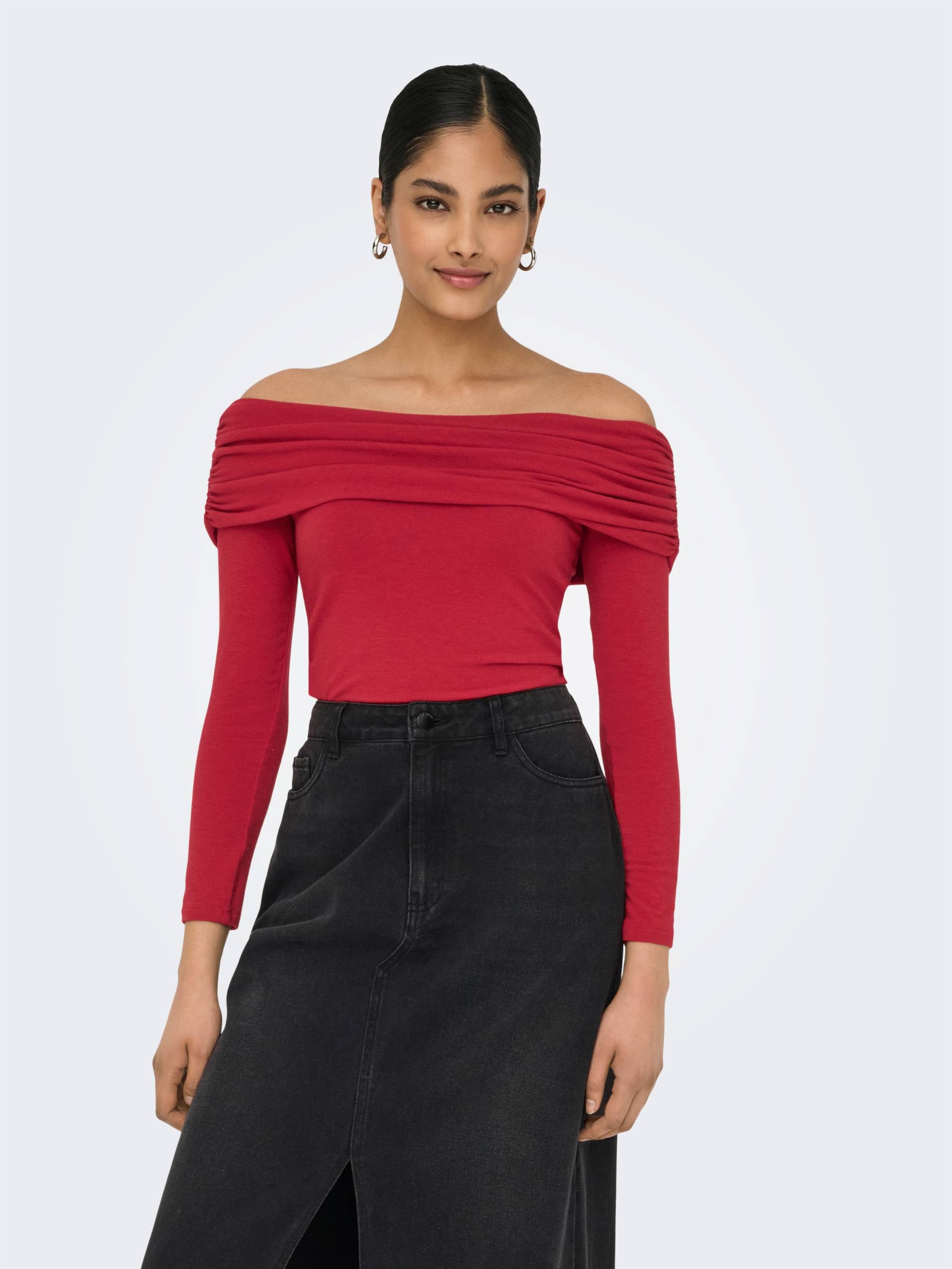 ONLY Langarmshirt »ONLGLAMOUR L/S OFF SHOULDER TOP CC JRS« ONLY Langarmshirt »ONLGLAMOUR L/S OFF SHOULDER TOP CC JRS« von Only