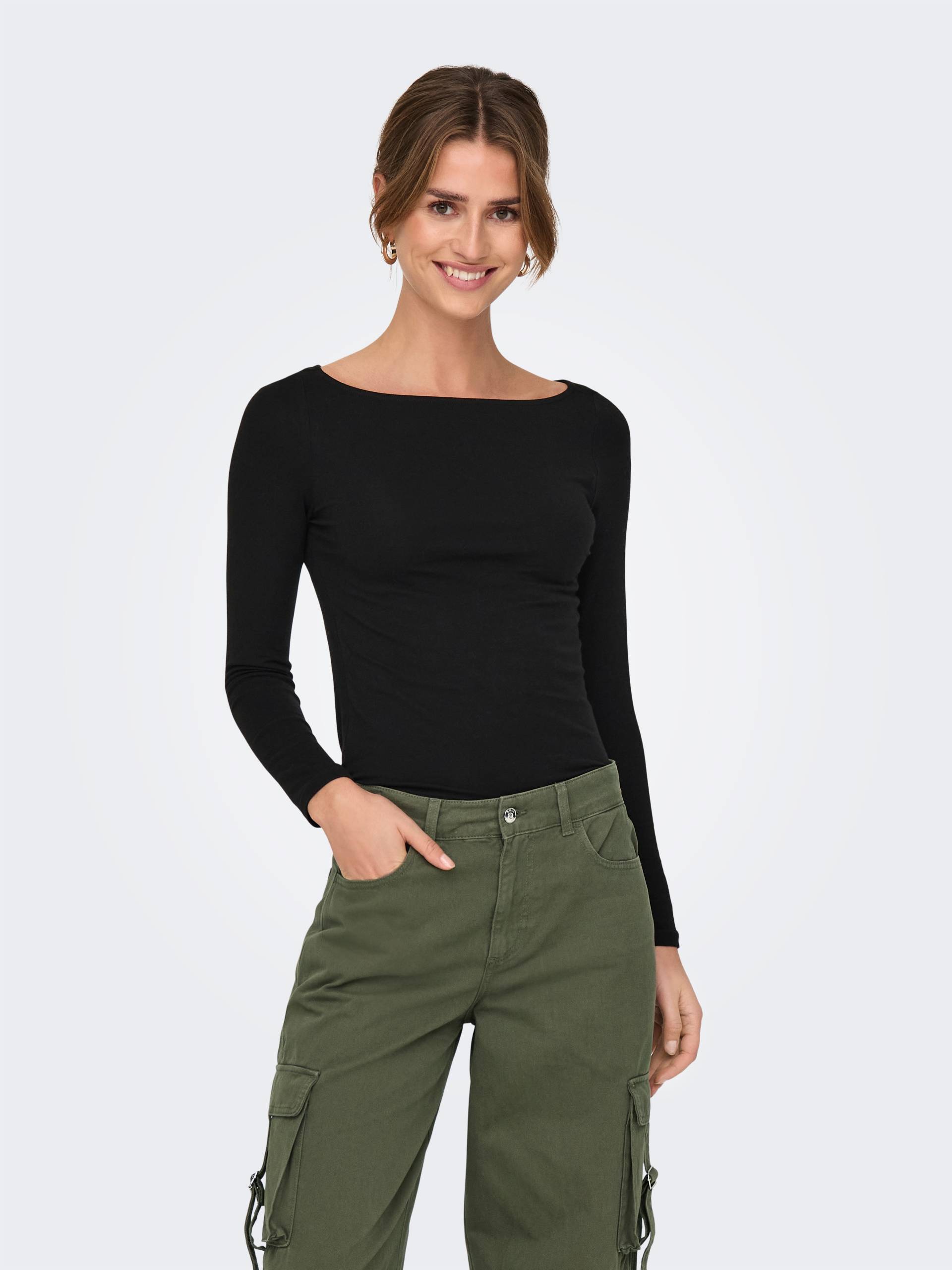 ONLY Langarmshirt »ONLLIVE LOVE LIFE LS BOATNECK JRS NOOS« ONLY Langarmshirt »ONLLIVE LOVE LIFE LS BOATNECK JRS NOOS« von Only