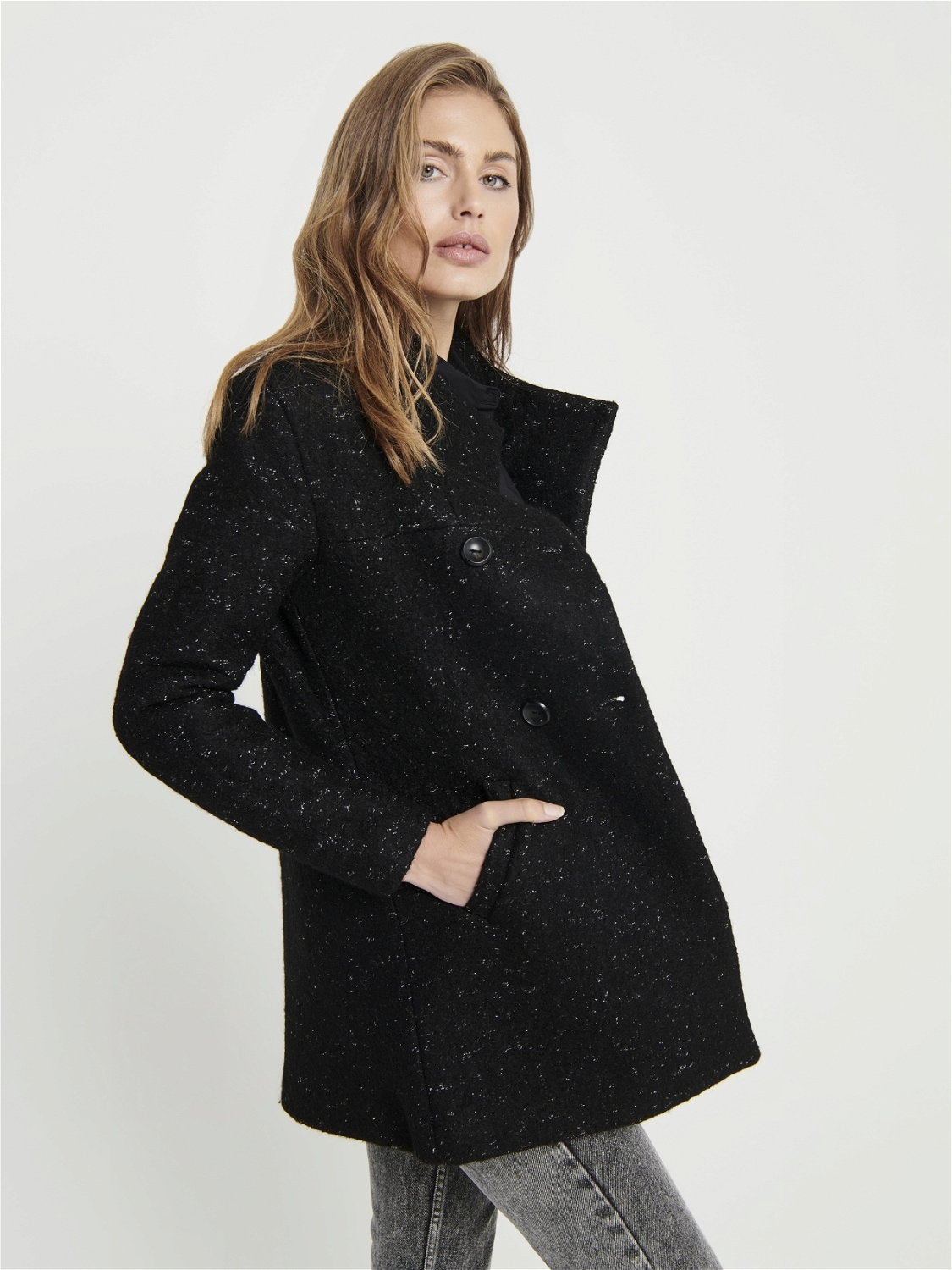 ONLY Langjacke »ONLNEWSOPHIA WOOL COAT OTW CC«, mit Wolle ONLY Langjacke »ONLNEWSOPHIA WOOL COAT OTW CC«, mit Wolle von Only
