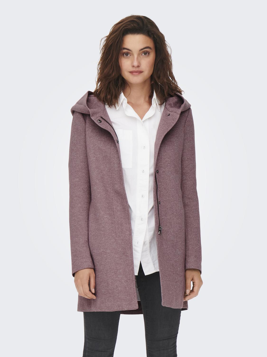 ONLY Langjacke »ONLSEDONA LIGHT COAT OTW NOOS«, mit Kapuze, in melierter Optik ONLY Langjacke »ONLSEDONA LIGHT COAT OTW NOOS«, mit Kapuze, in melierter Optik von Only