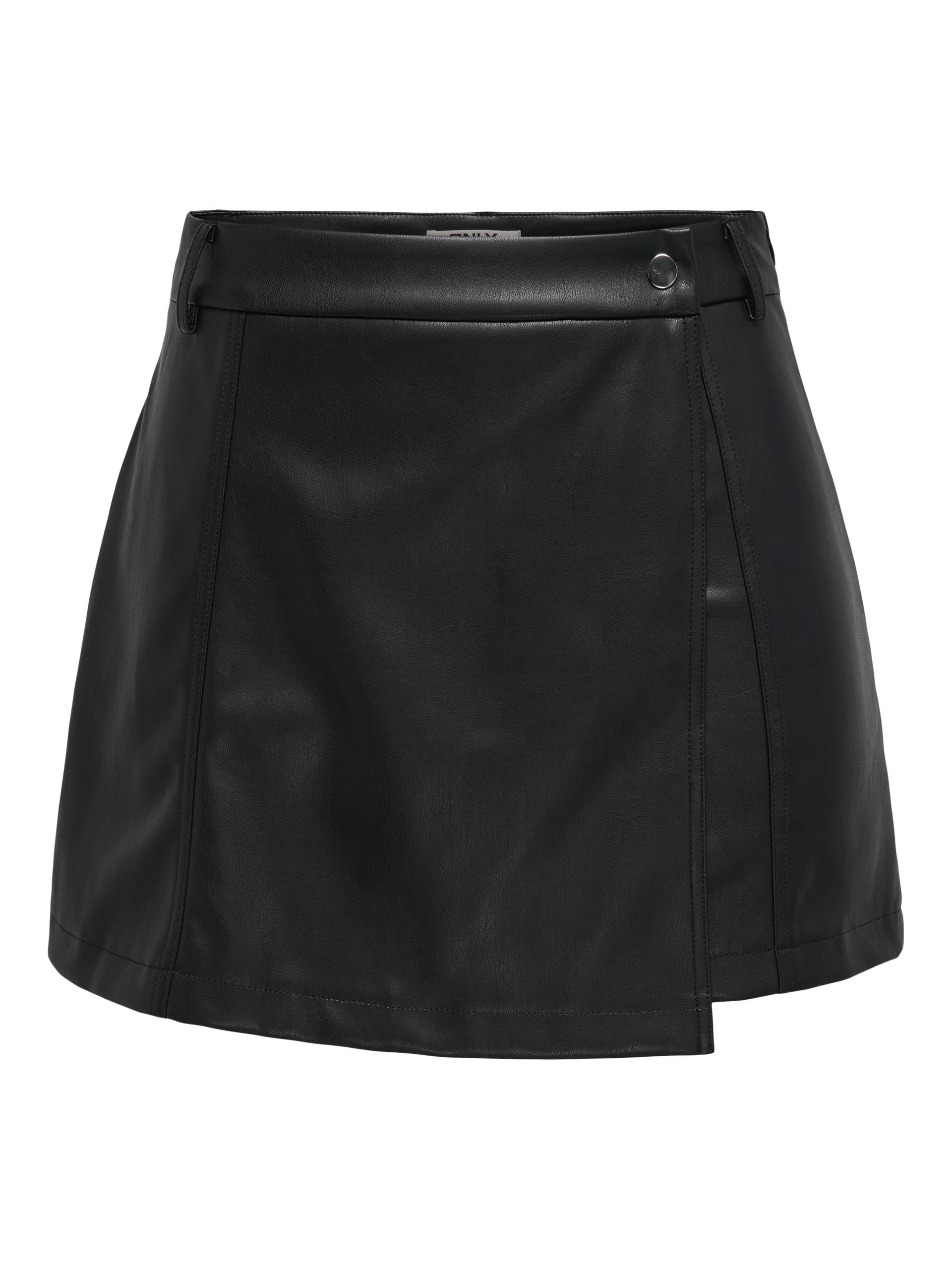ONLY Lederimitatrock »ONLHERO MW FAUX LEA SKORT CC PNT« ONLY Lederimitatrock »ONLHERO MW FAUX LEA SKORT CC PNT« von Only
